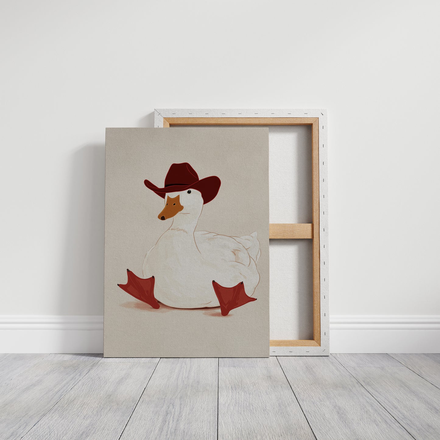 Ranch Duck Wears Boots With Pride