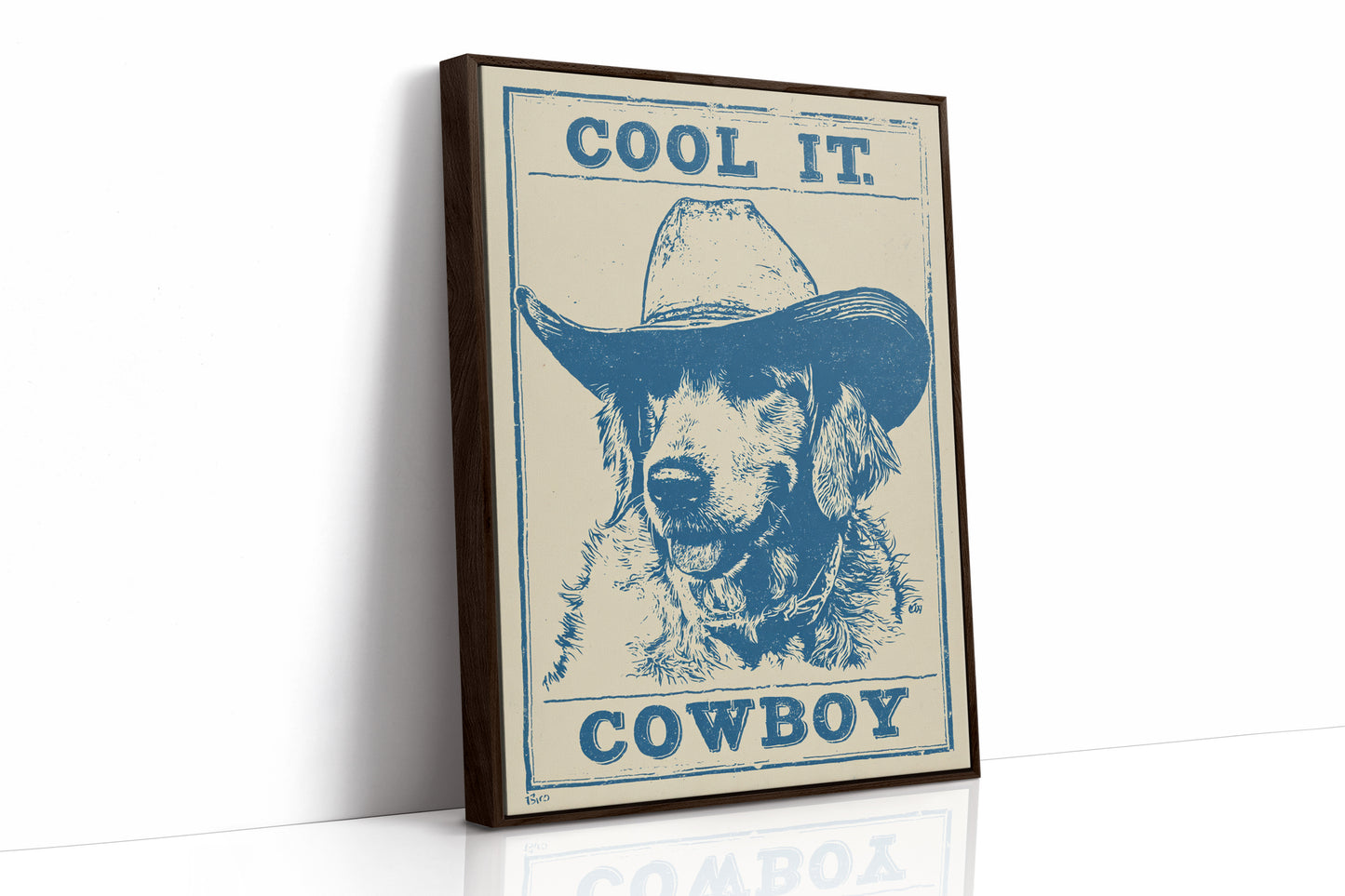 The Canine Cowboy Stands Proud