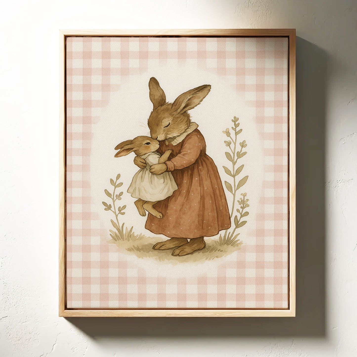 Mama Bunny’s Kiss in Gingham
