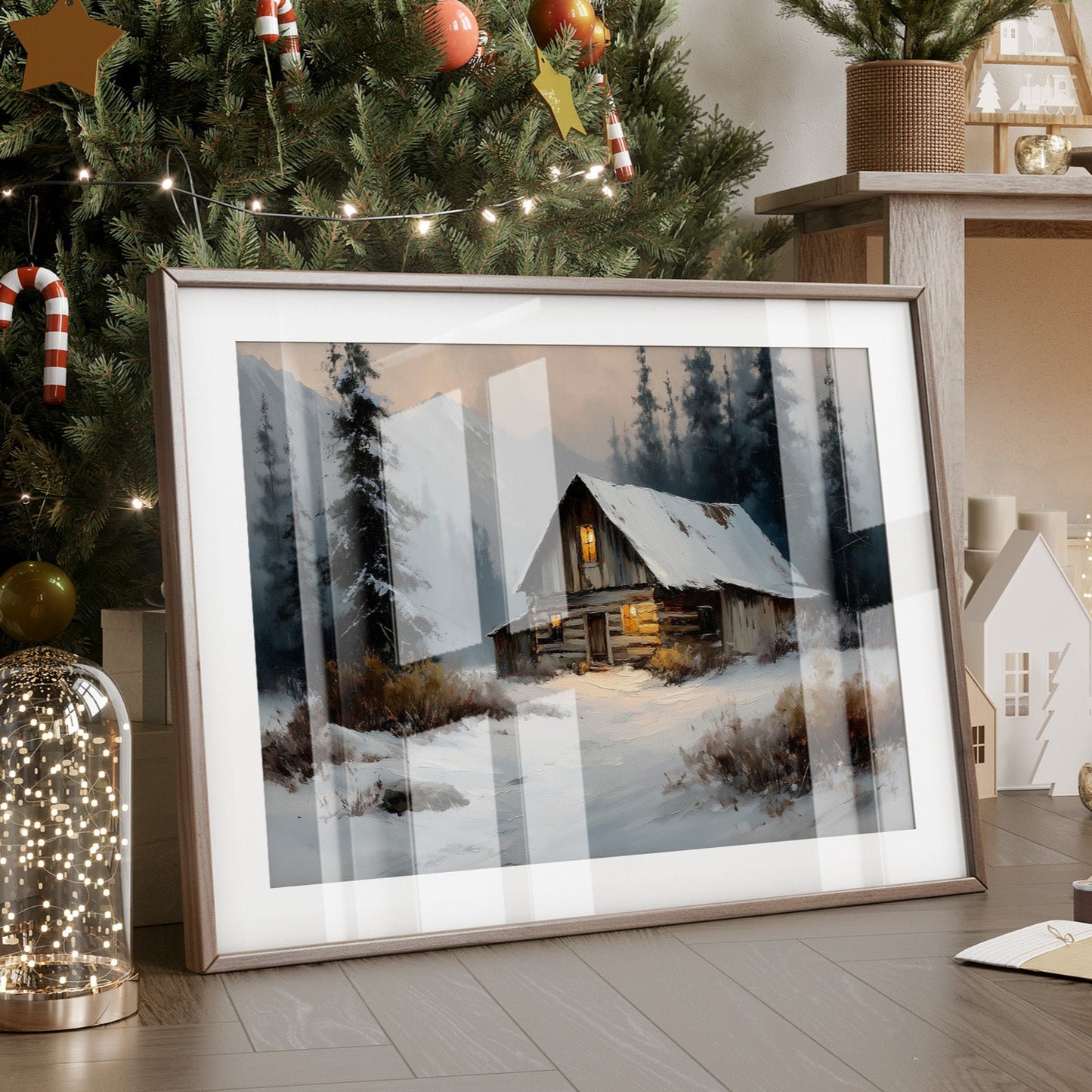 Snow Blankets The Mountain Hideaway