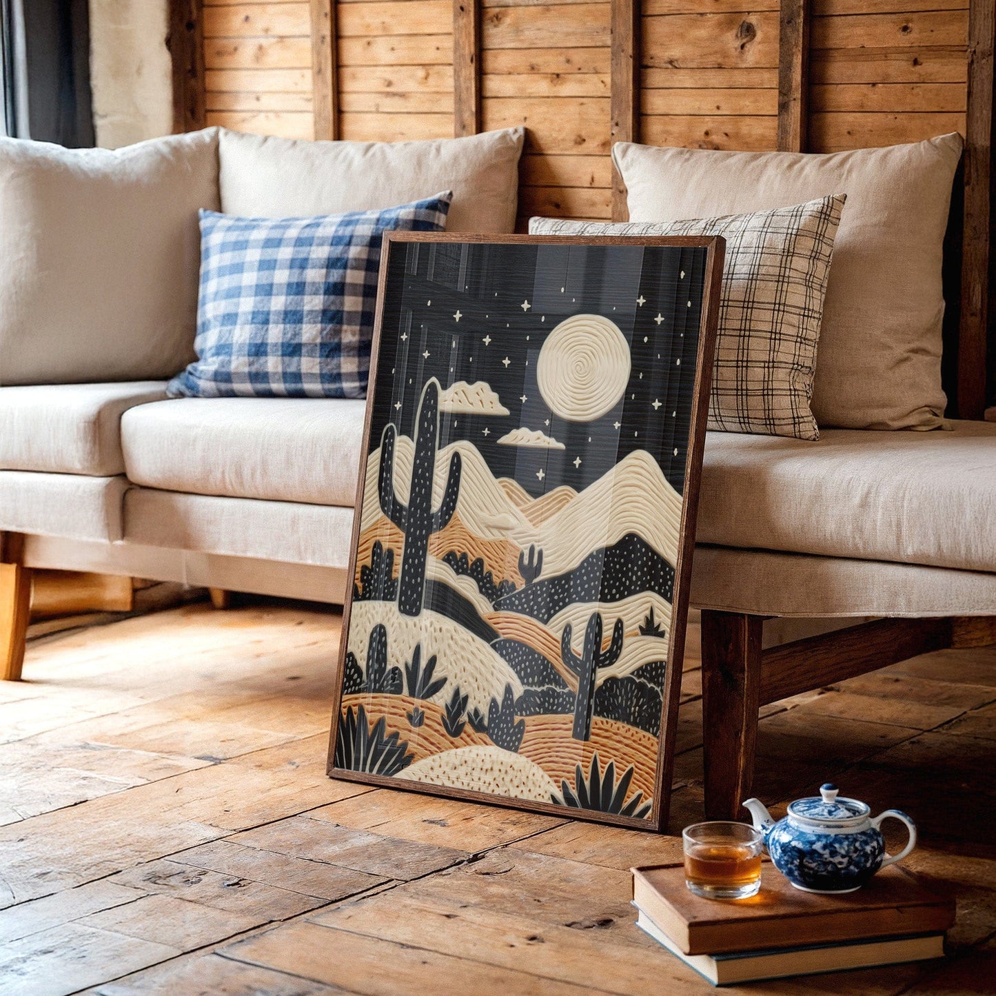 Desert Moonlight Paints Ancient Stories