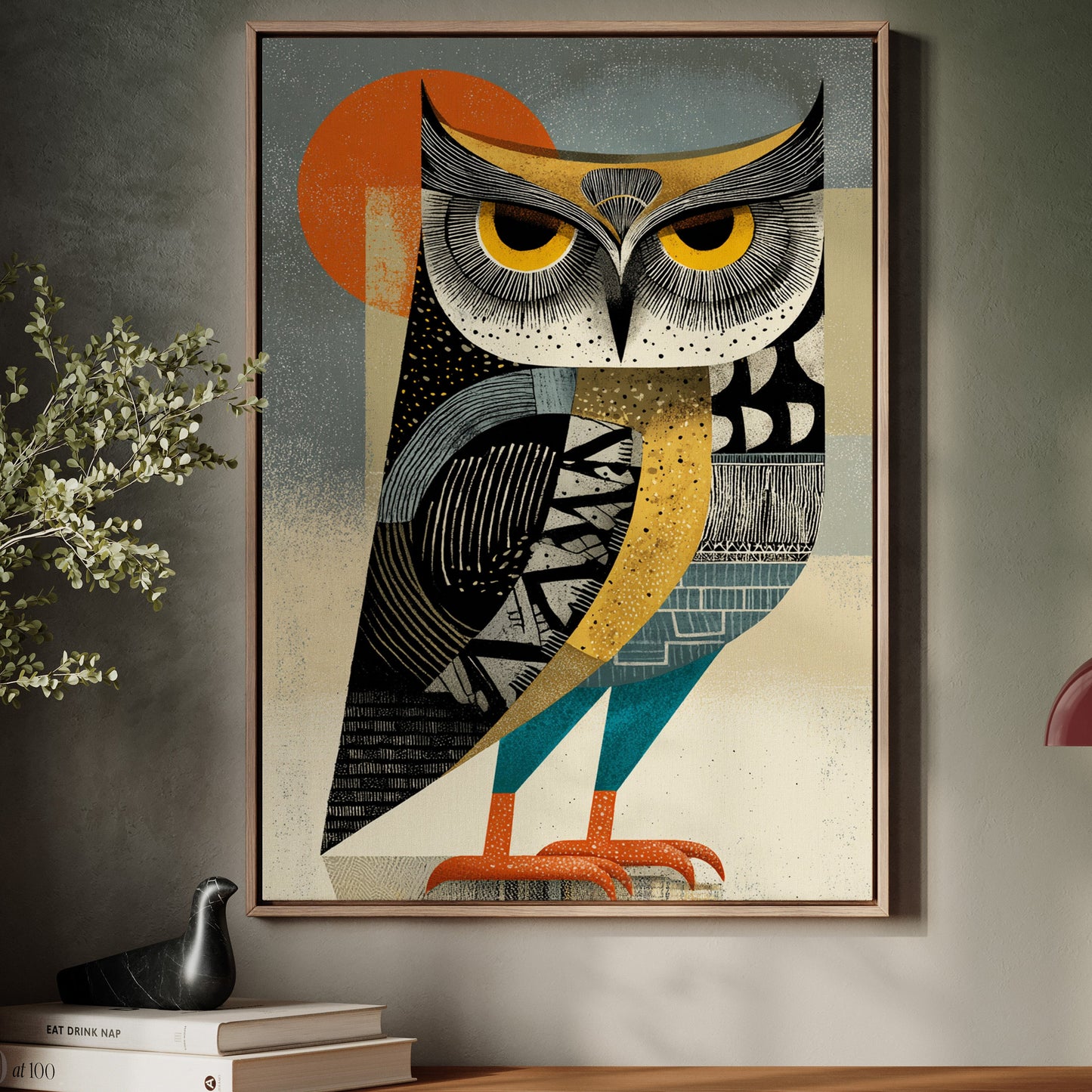 The Watcher Under Moonlit Patterns