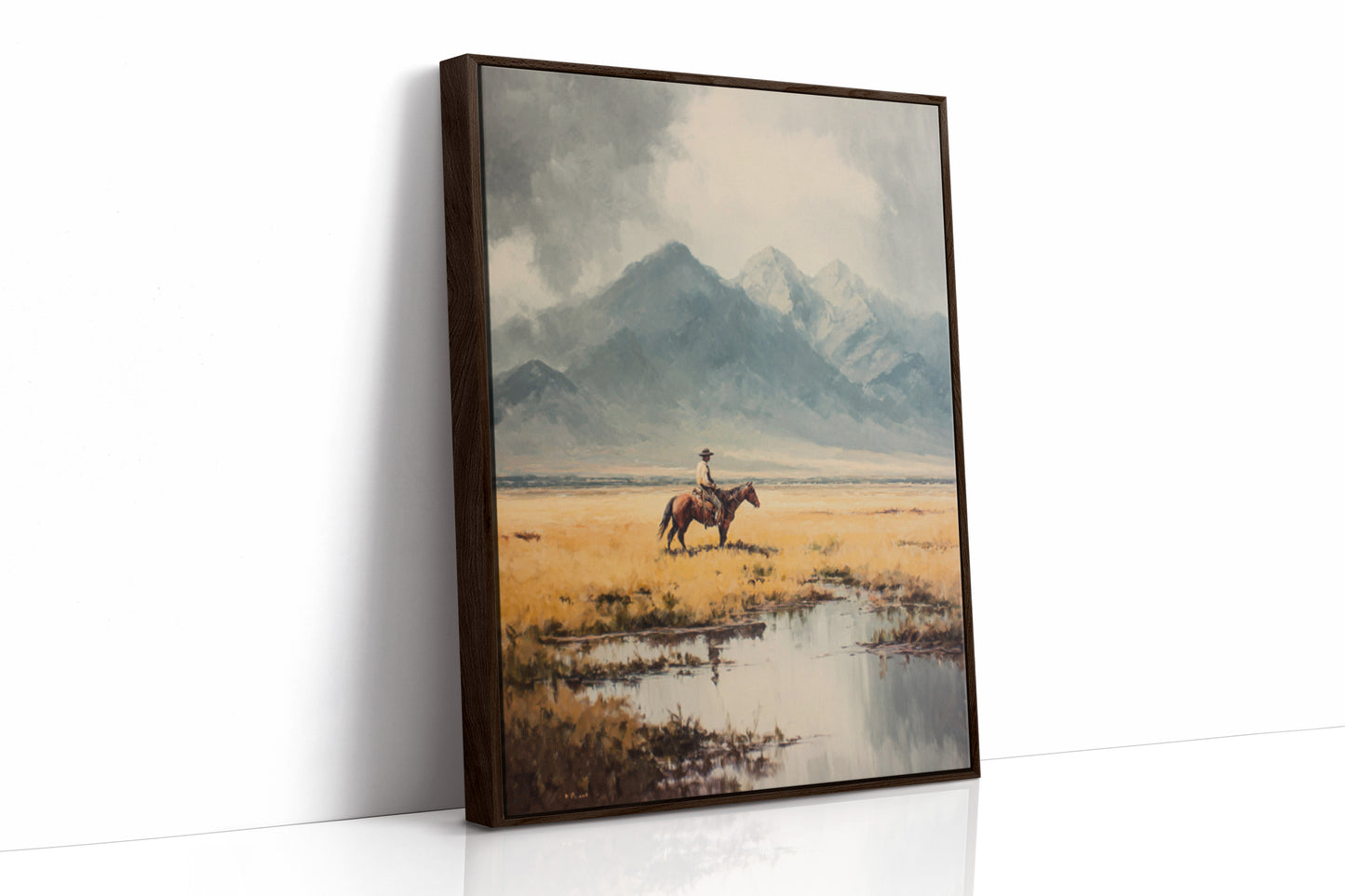 Between Mountains and Golden Grasses