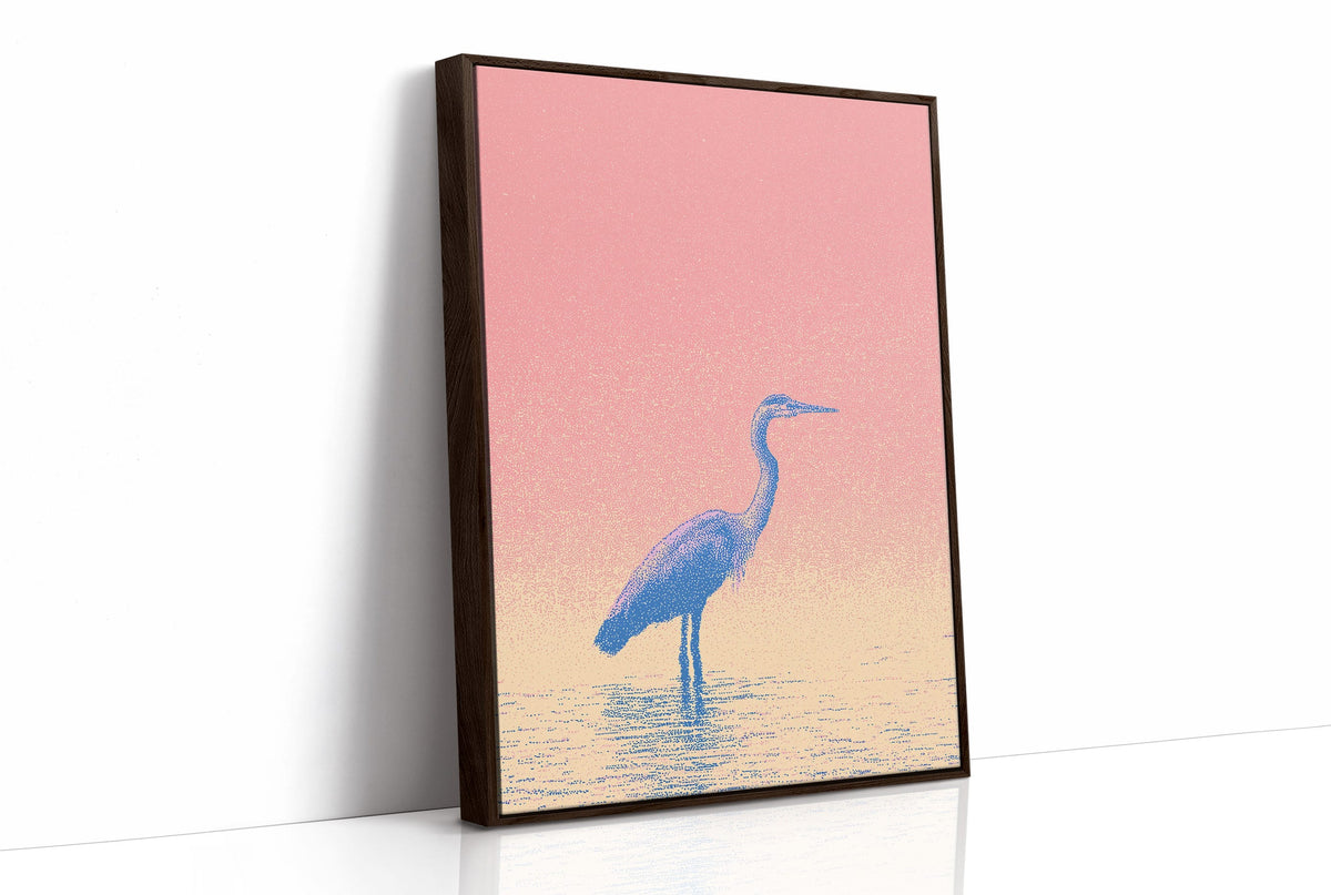 Heron Stillness Pink Grain