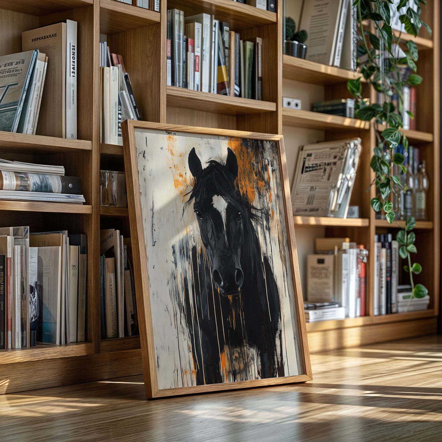 Burnt Sienna Blaze Stallion