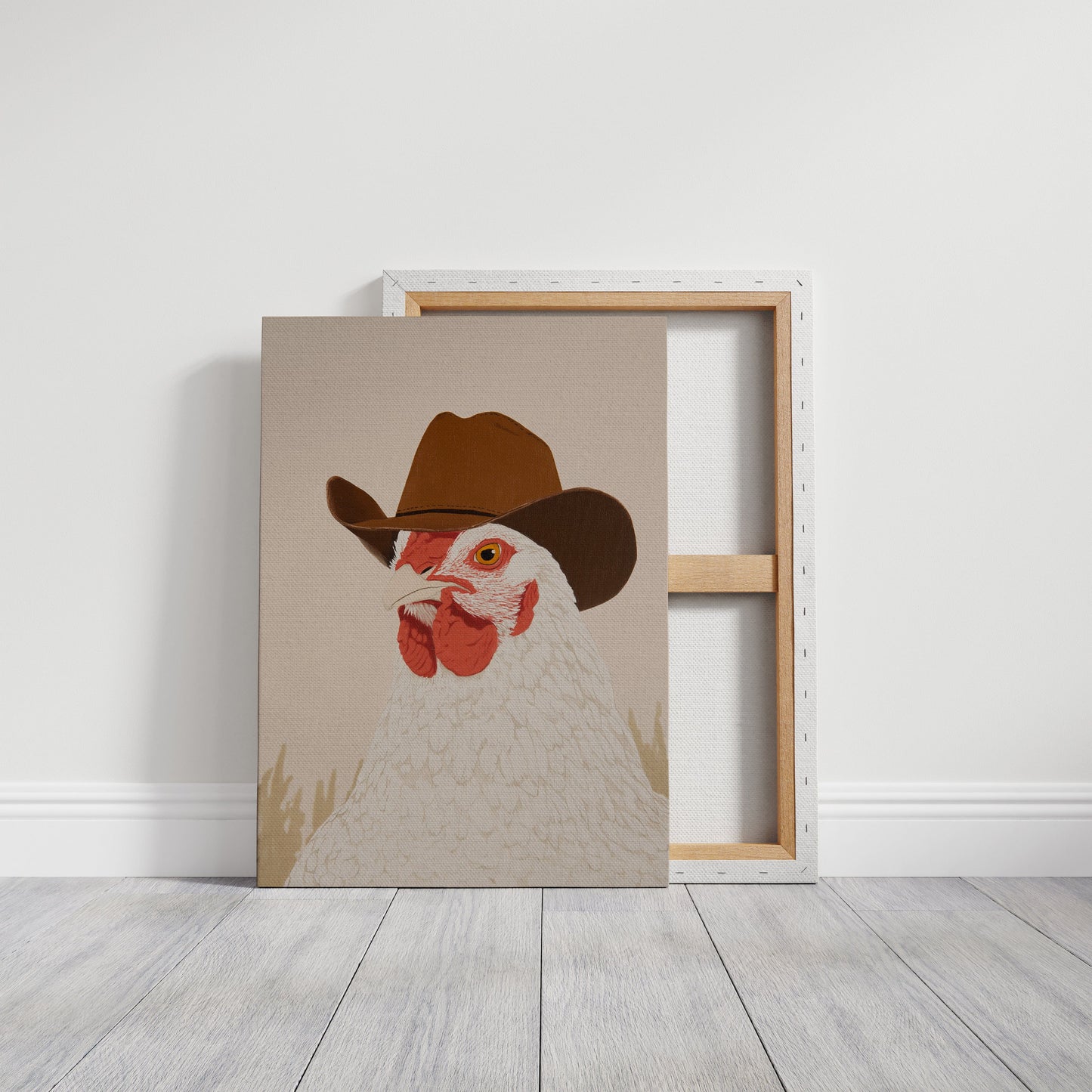Ranch Hand Rooster Tips His Hat