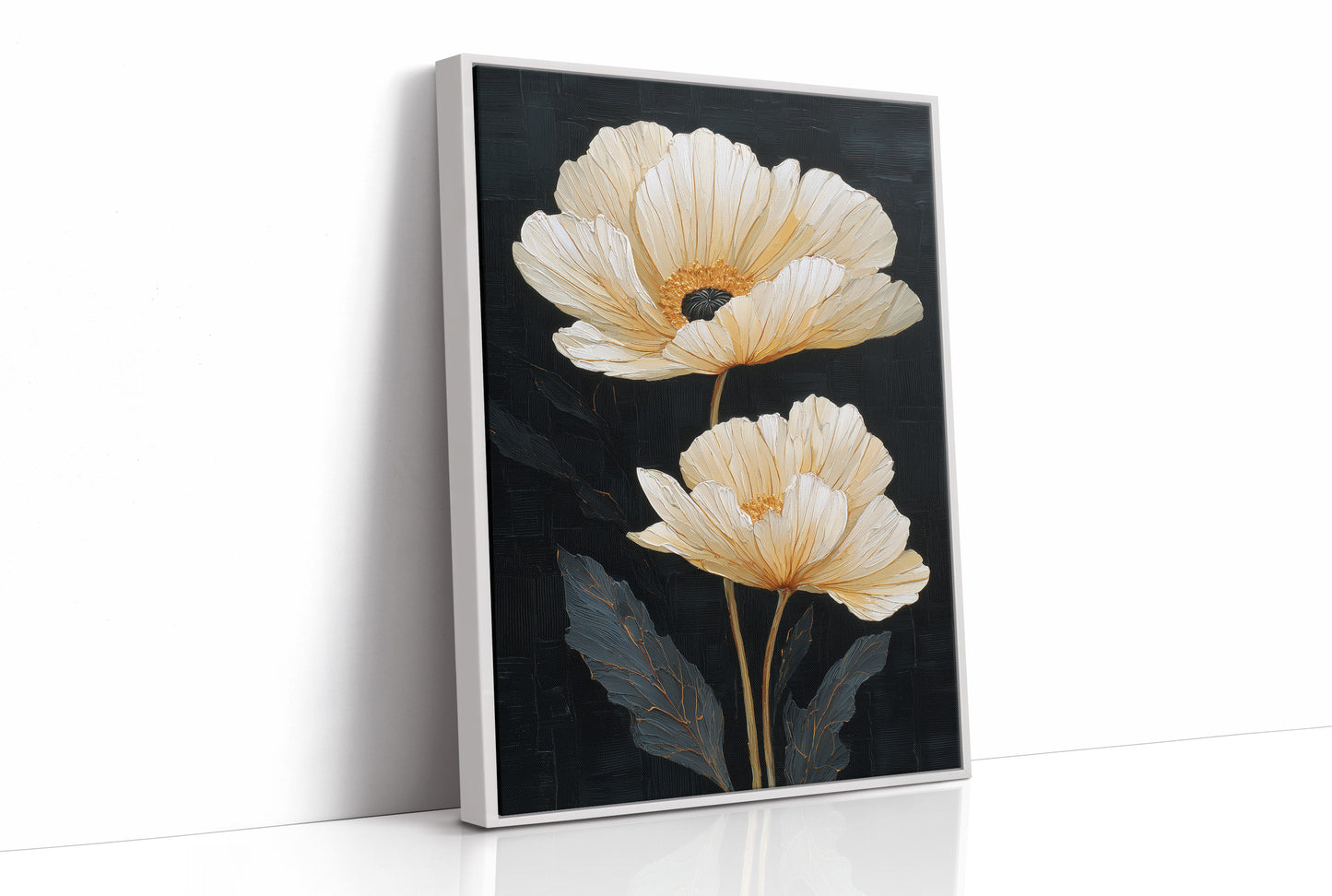 Two Blooms Against the Dark