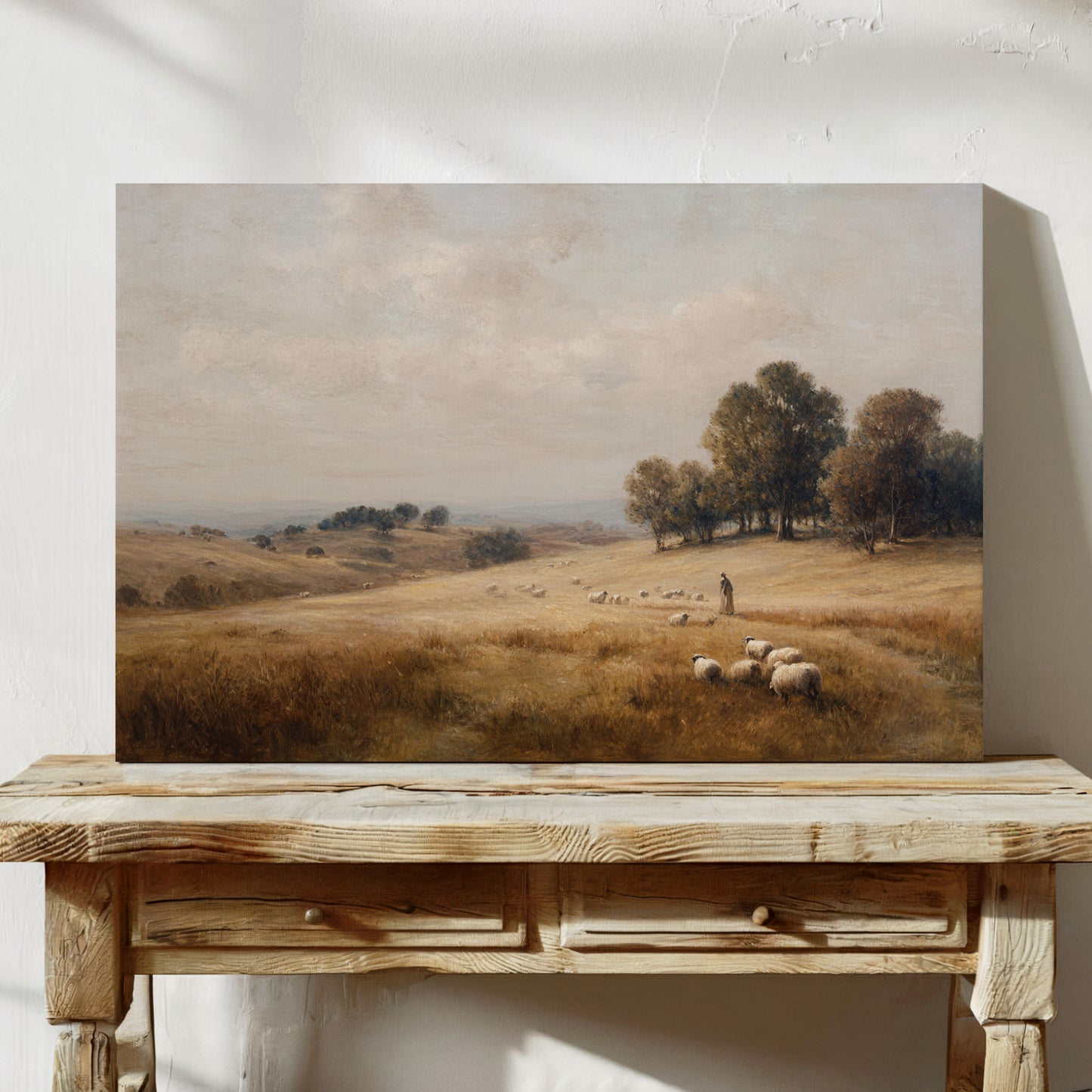 Autumn Fields Remember Their Shepherd