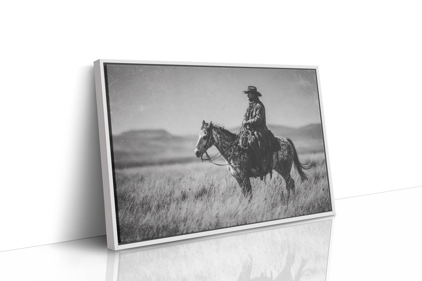 Prairie Dawn Rides Speckled Grace
