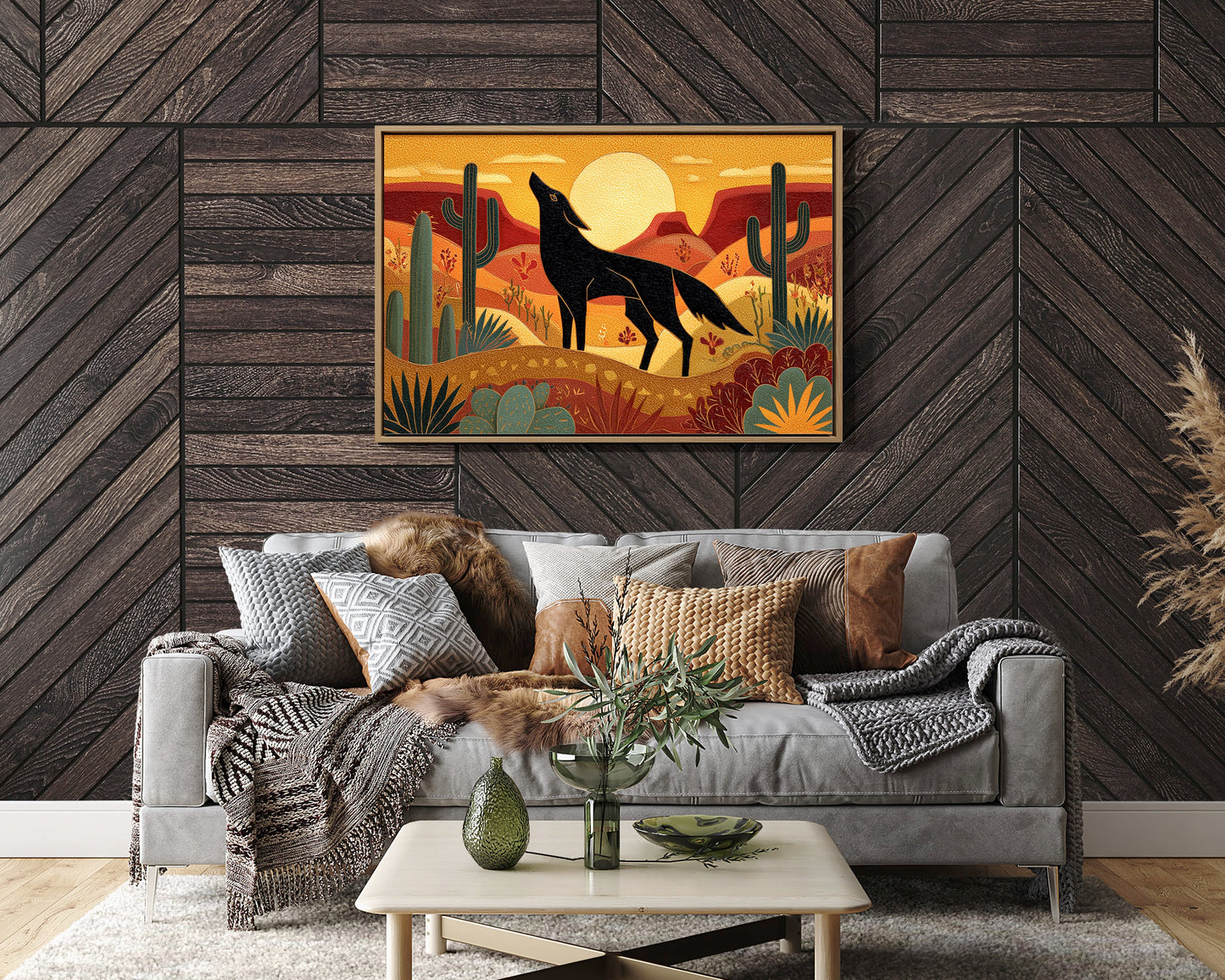 Coyote Songs At Desert Sunset