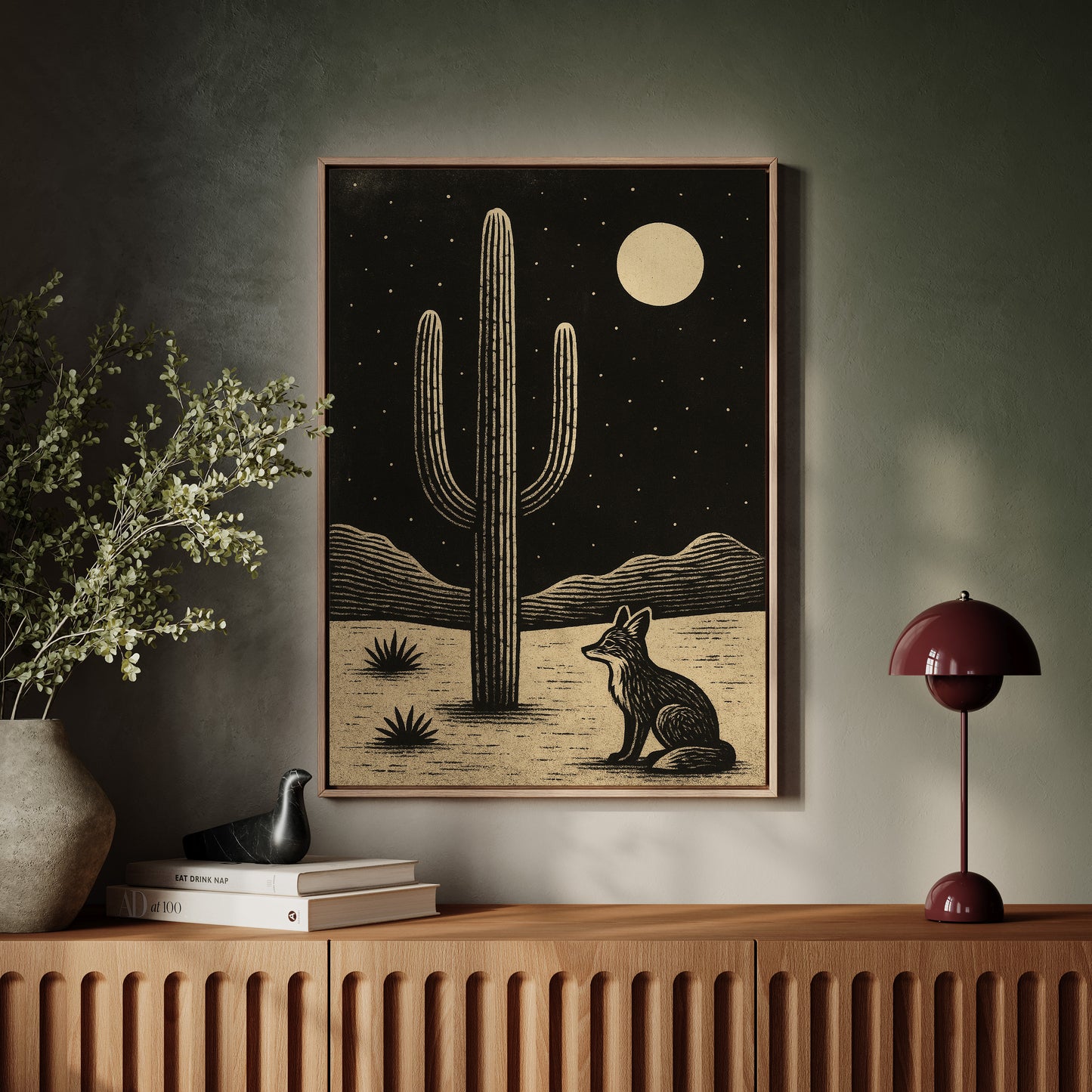 Fox and the Saguaro