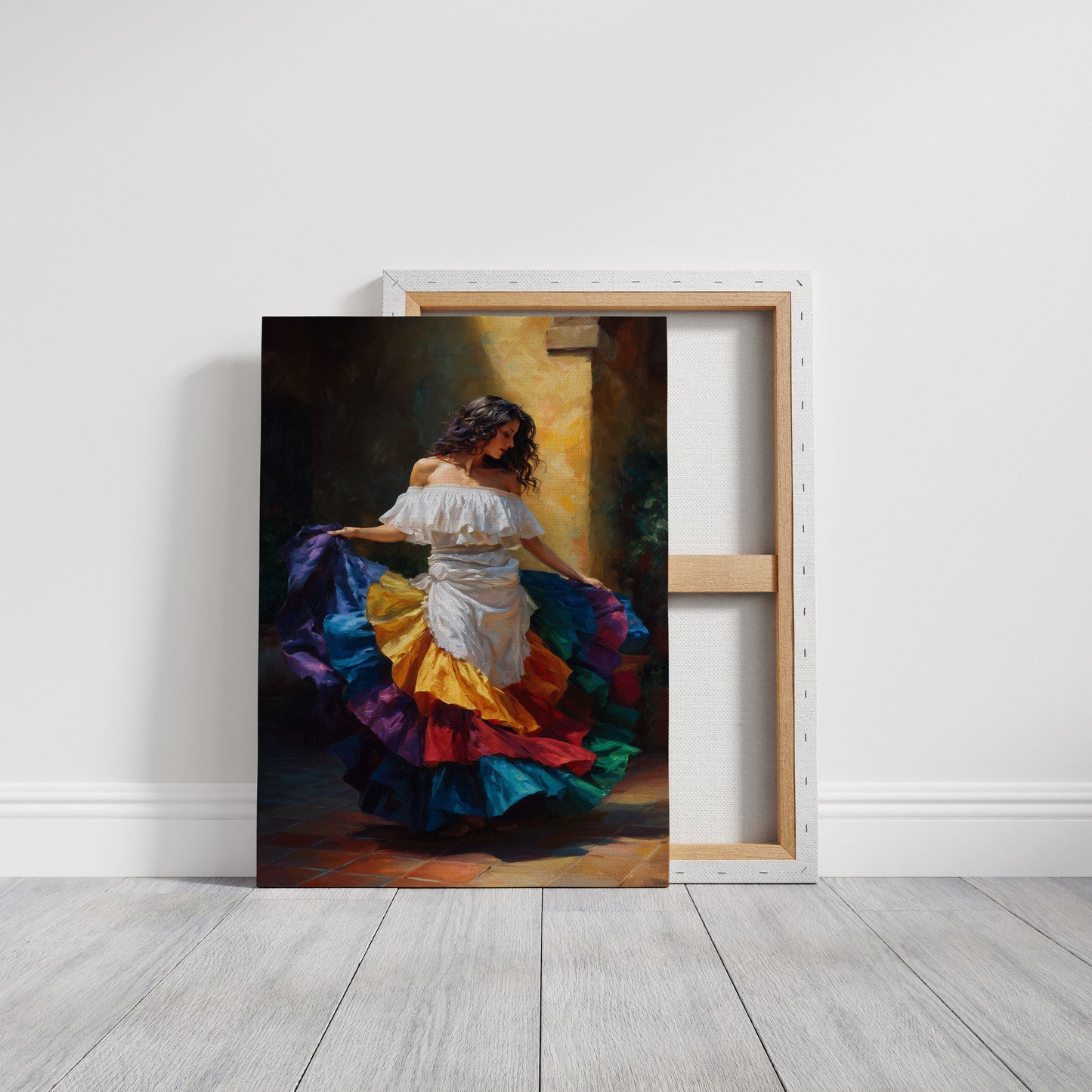 Rainbow Skirts Dance Spanish Sunlight