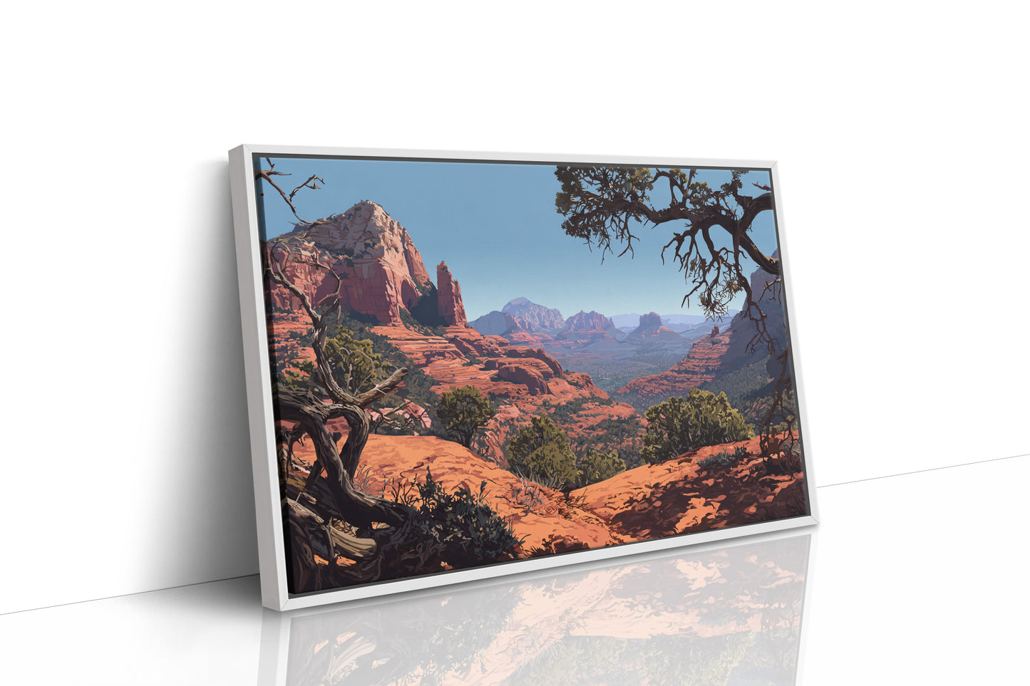 Twisted Juniper Frames Desert Peaks