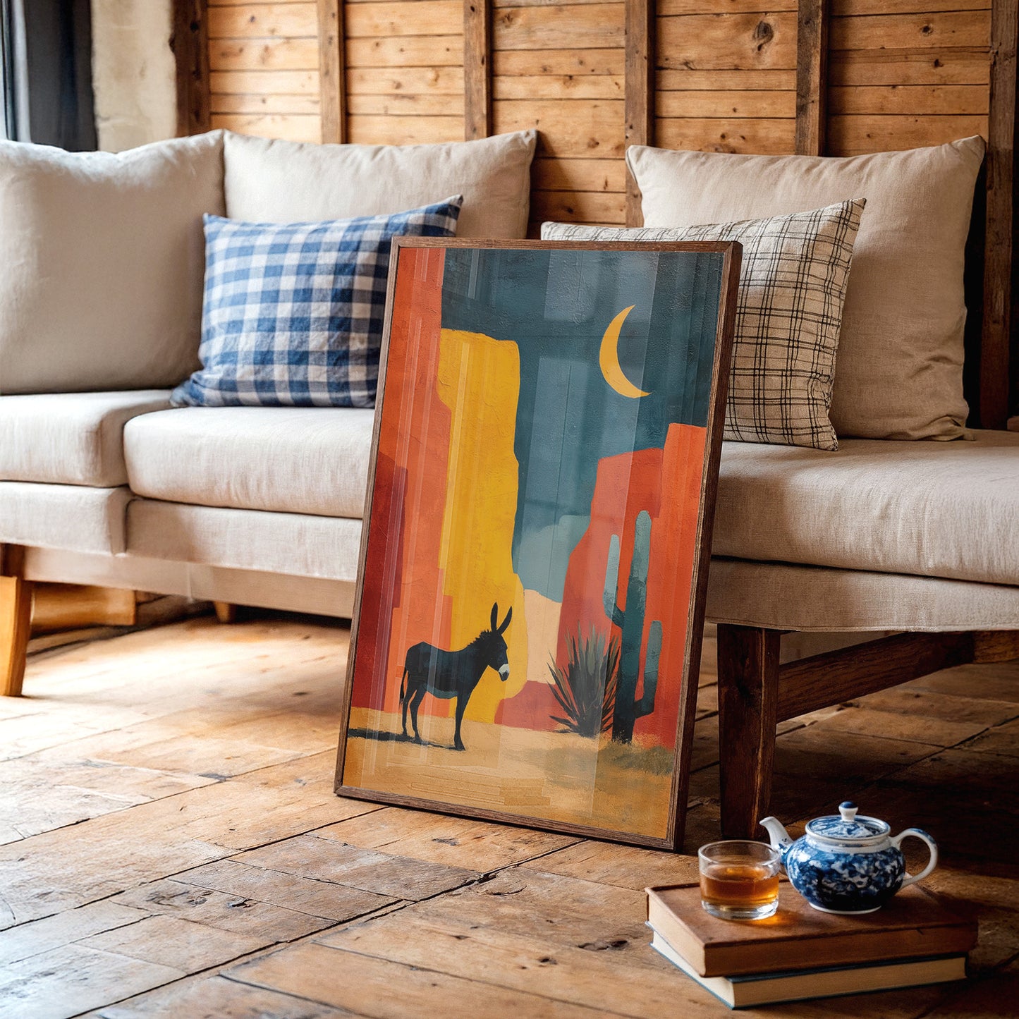 Desert Moon Finds Silent Companions