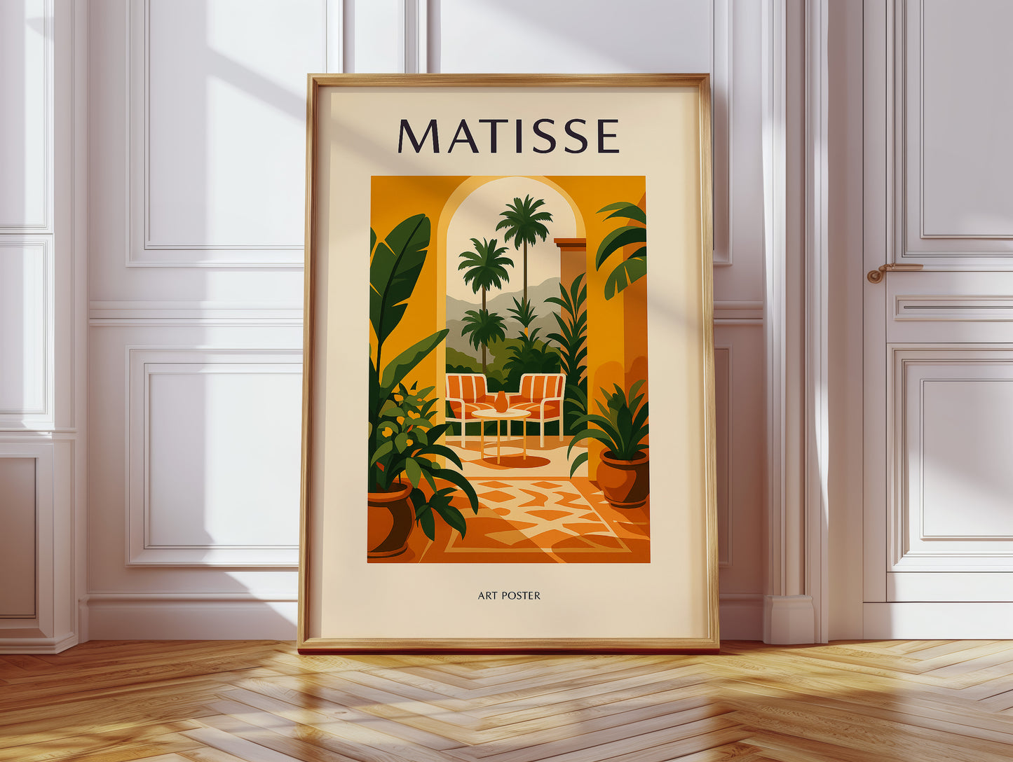 Tropical Archway in Matisse Style