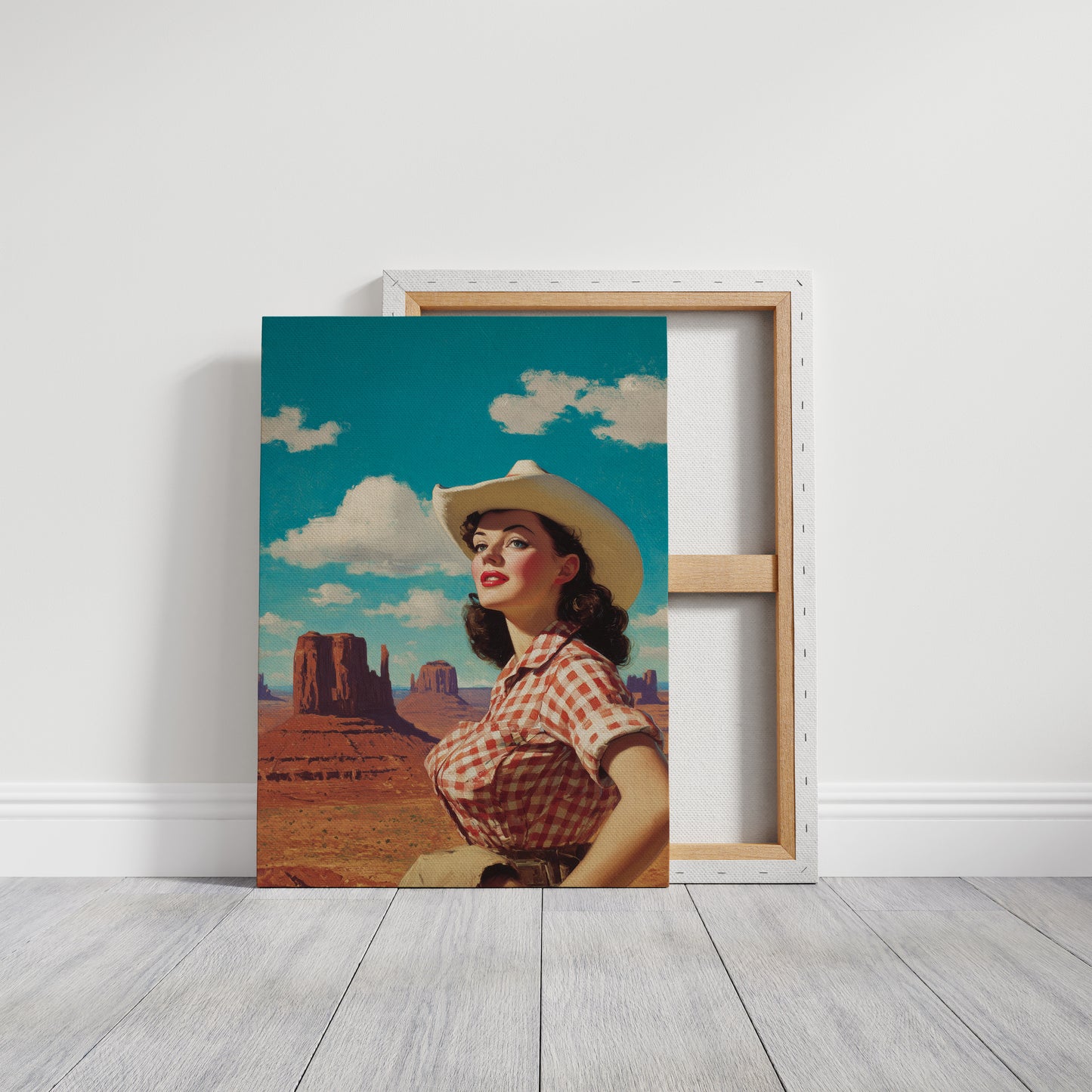 Red Gingham Meets Monument Valley