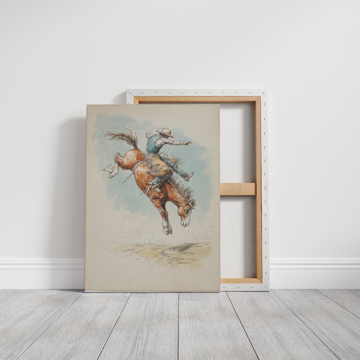 Wild Bronco Writes Sky Poetry