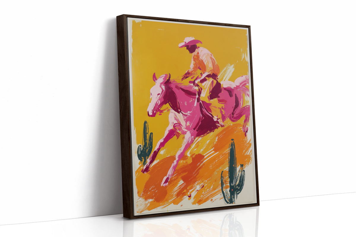 Riding Through Colorful Horizons