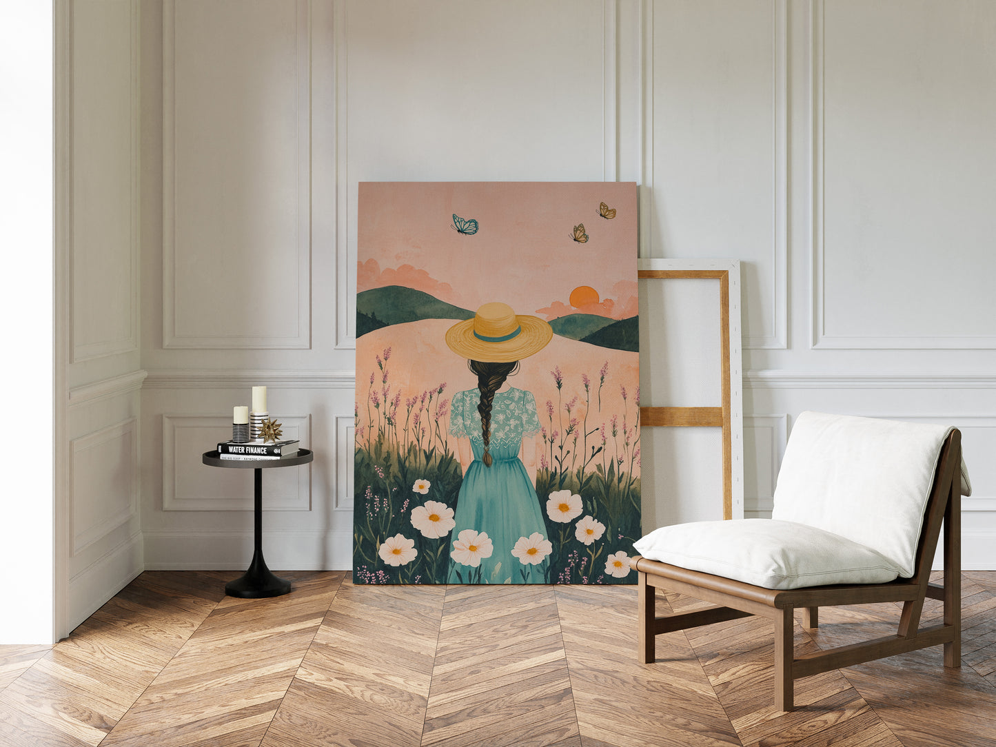 Sunset Stroll in Wildflower Dreams