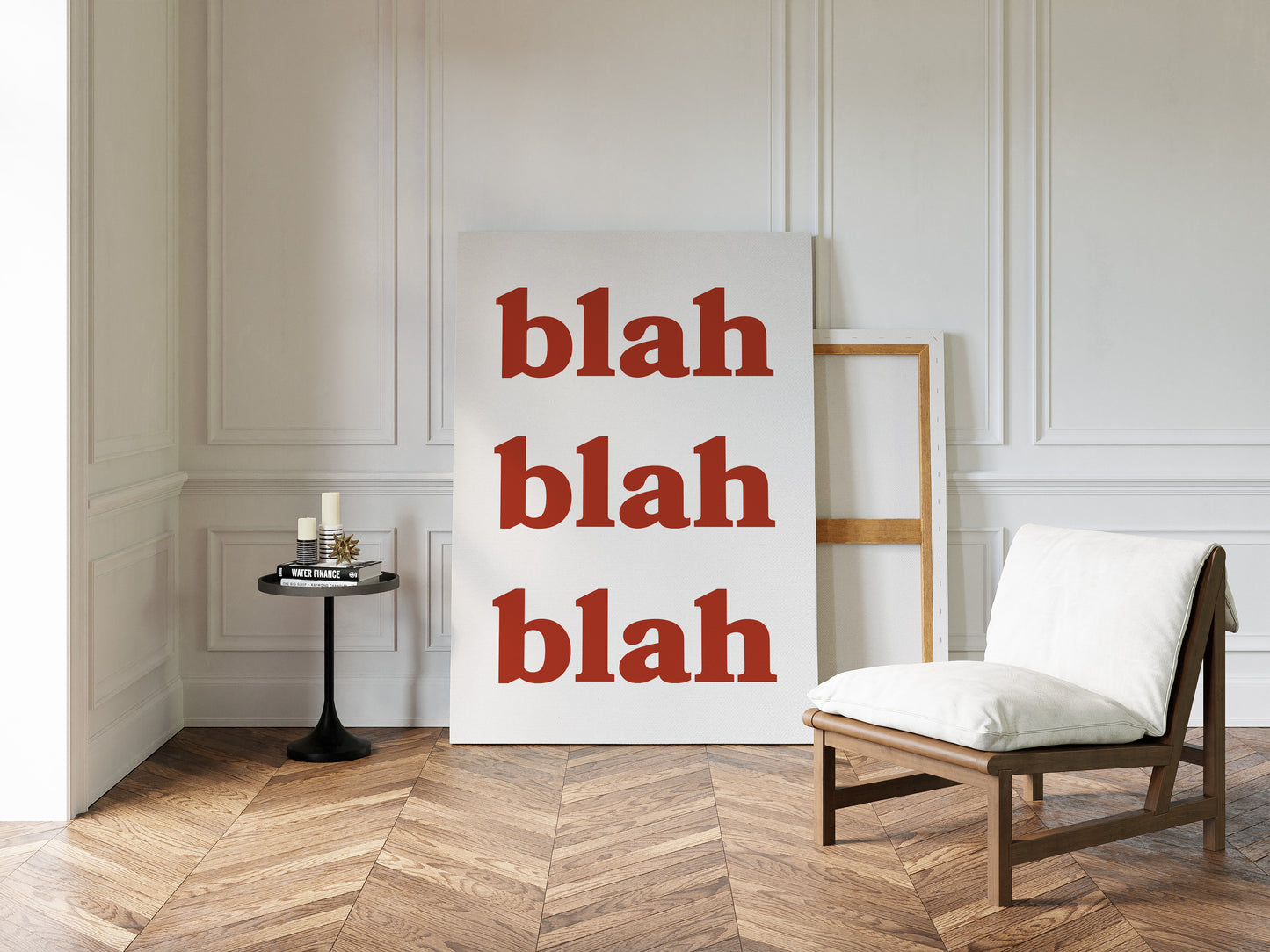 Words Painted In Terracotta Light