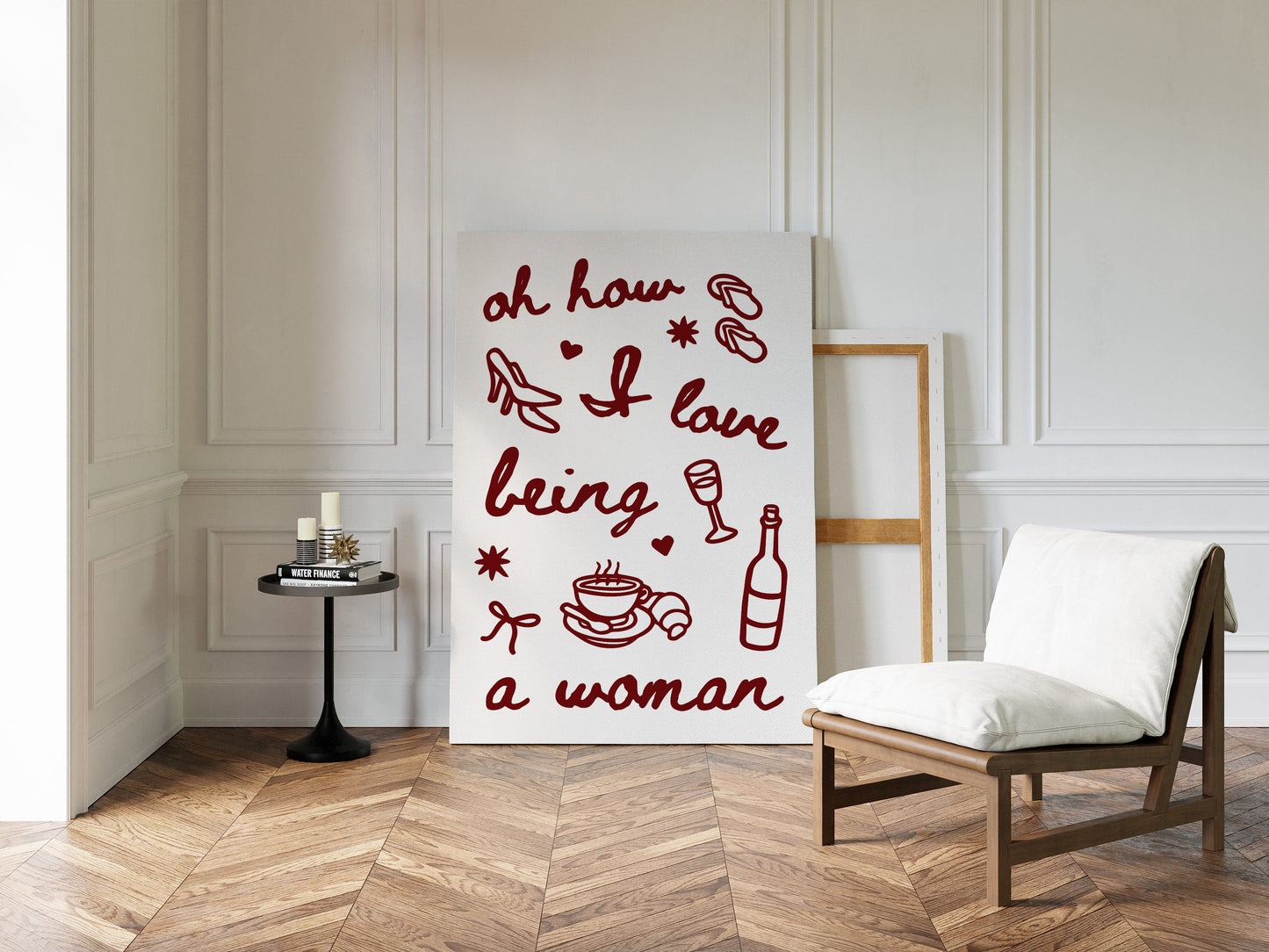 Sweet Moments In Burgundy Lines