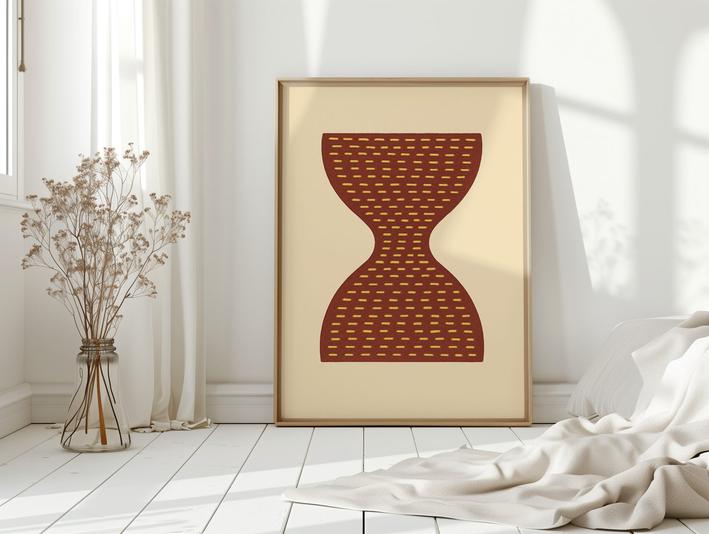 Time Flows In Terracotta Lines