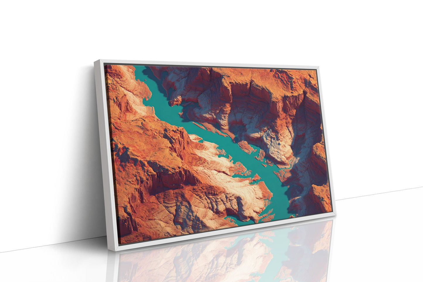 Turquoise Rivers Carve Ancient Stone