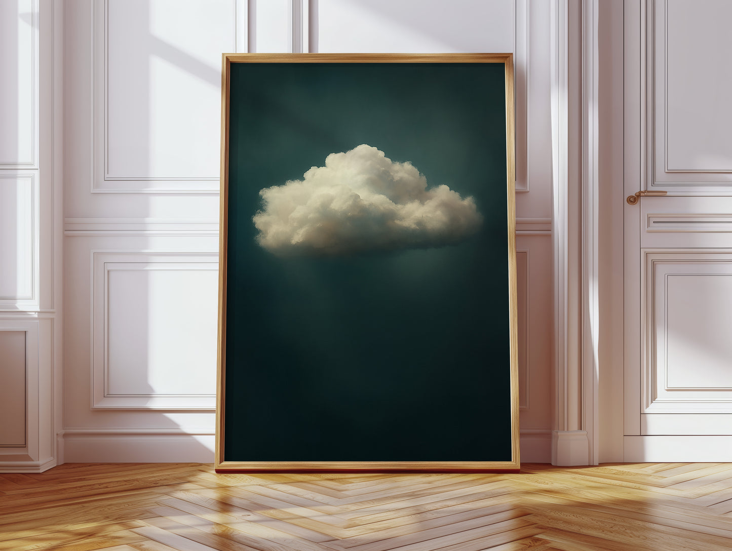 Solitary Cloud in Still Air