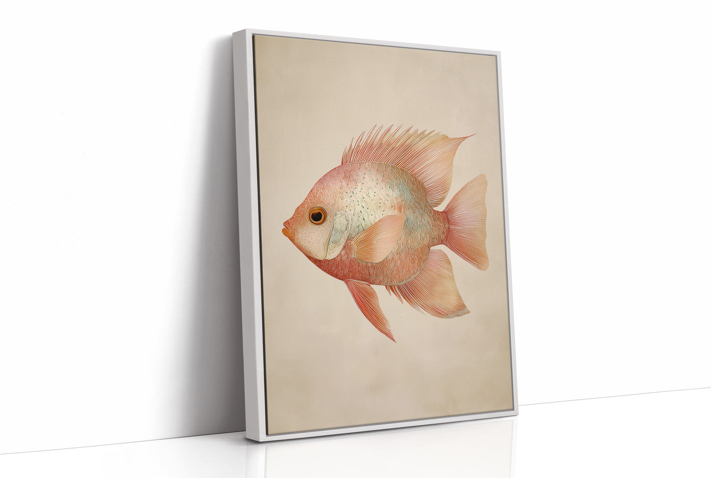 Coral Reef Nobility: Portrait in Blush