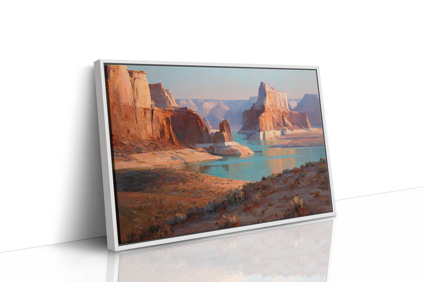 Turquoise Waters Pierce Ancient Stone