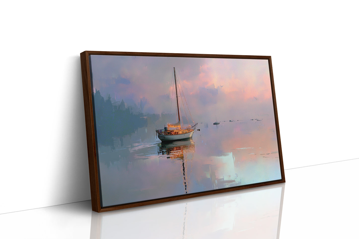 The Harbor Glows Before Dawn