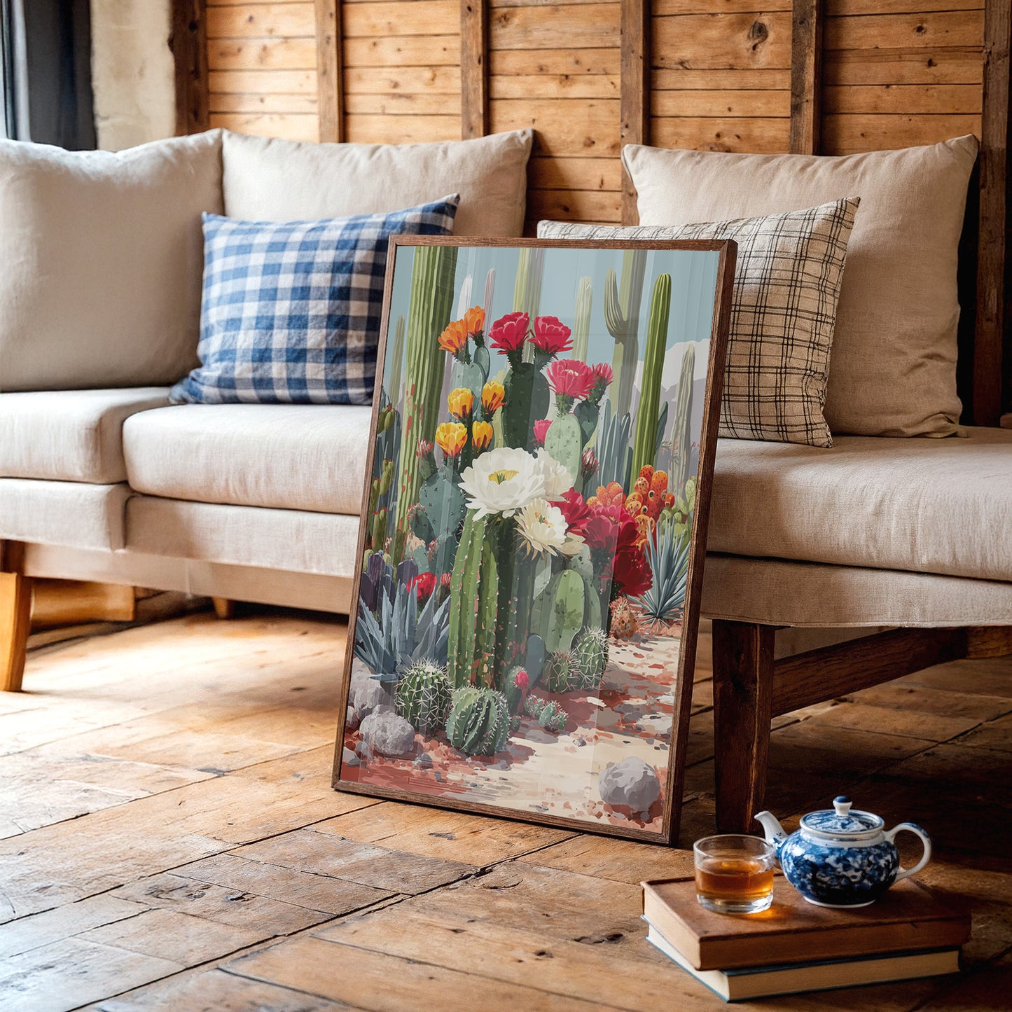 Cactus Blooms Paint Desert Poetry