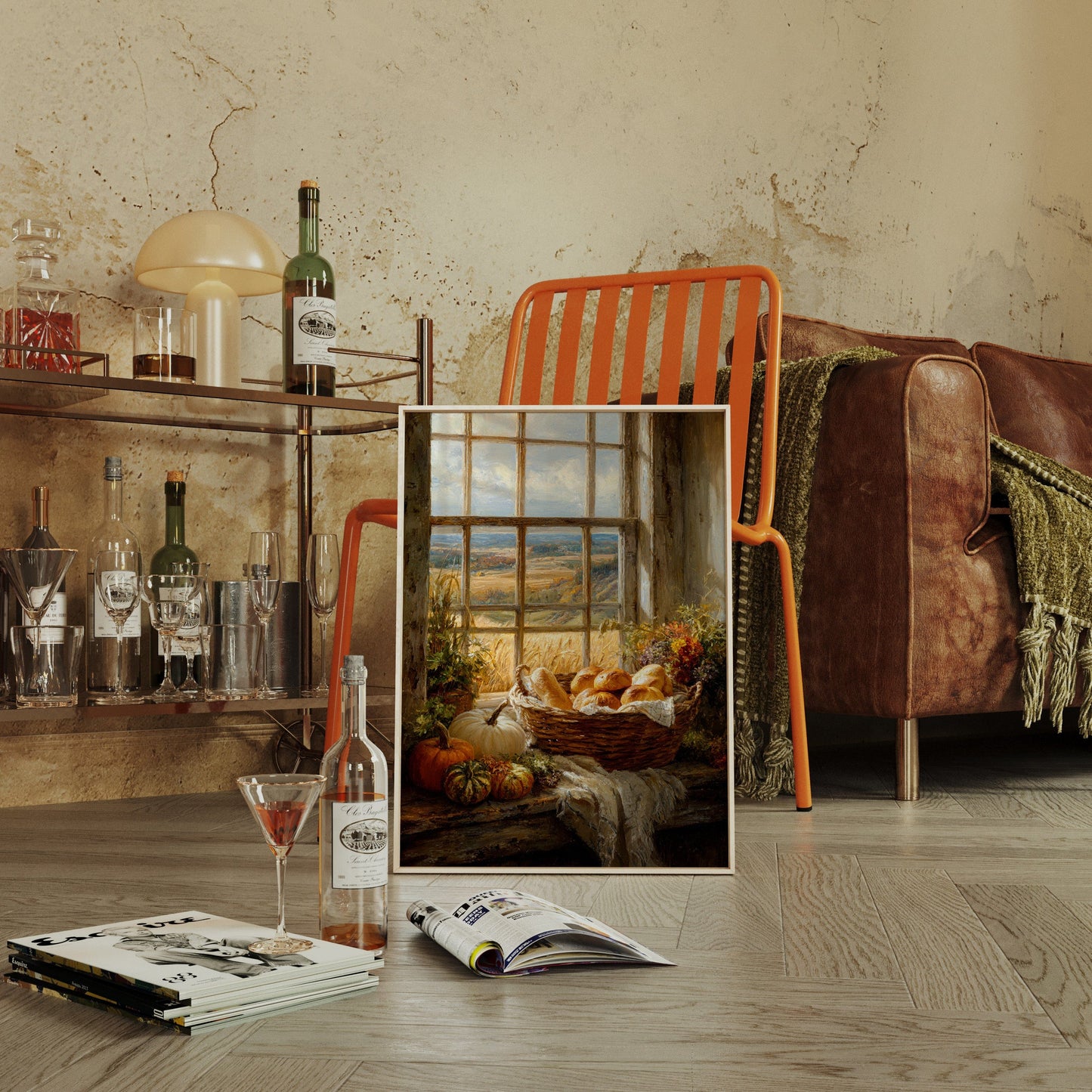 Autumn Bread Graces Valley Window