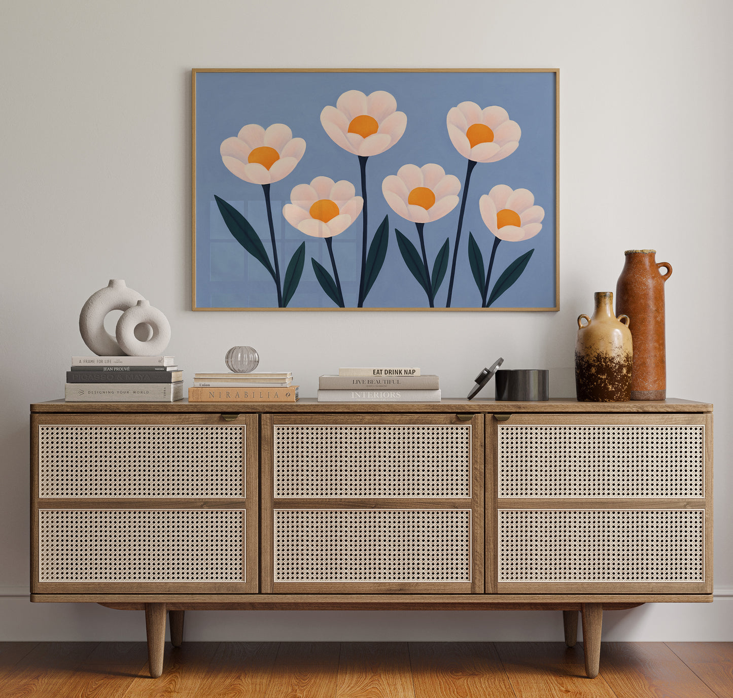 Sunlight Blooms in a Blue Sky