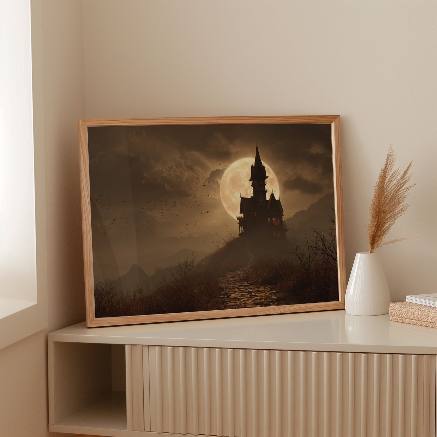 The Watcher Beneath the Moonlight