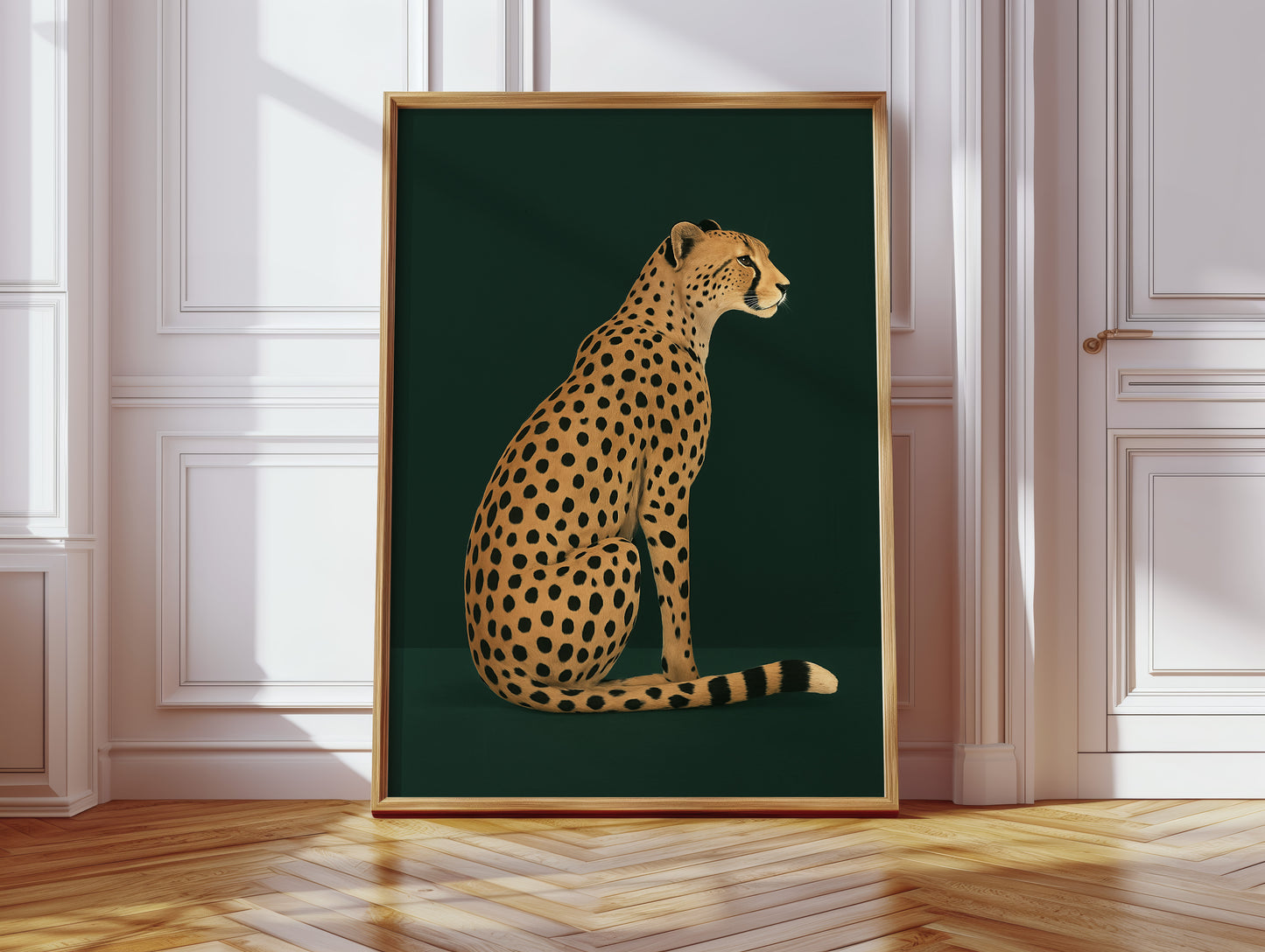 Cheetah Grace on Emerald