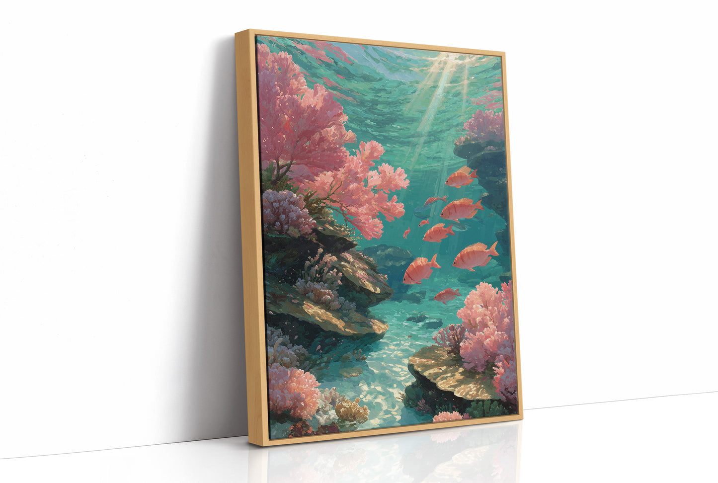 Reef of Sunlit Coral