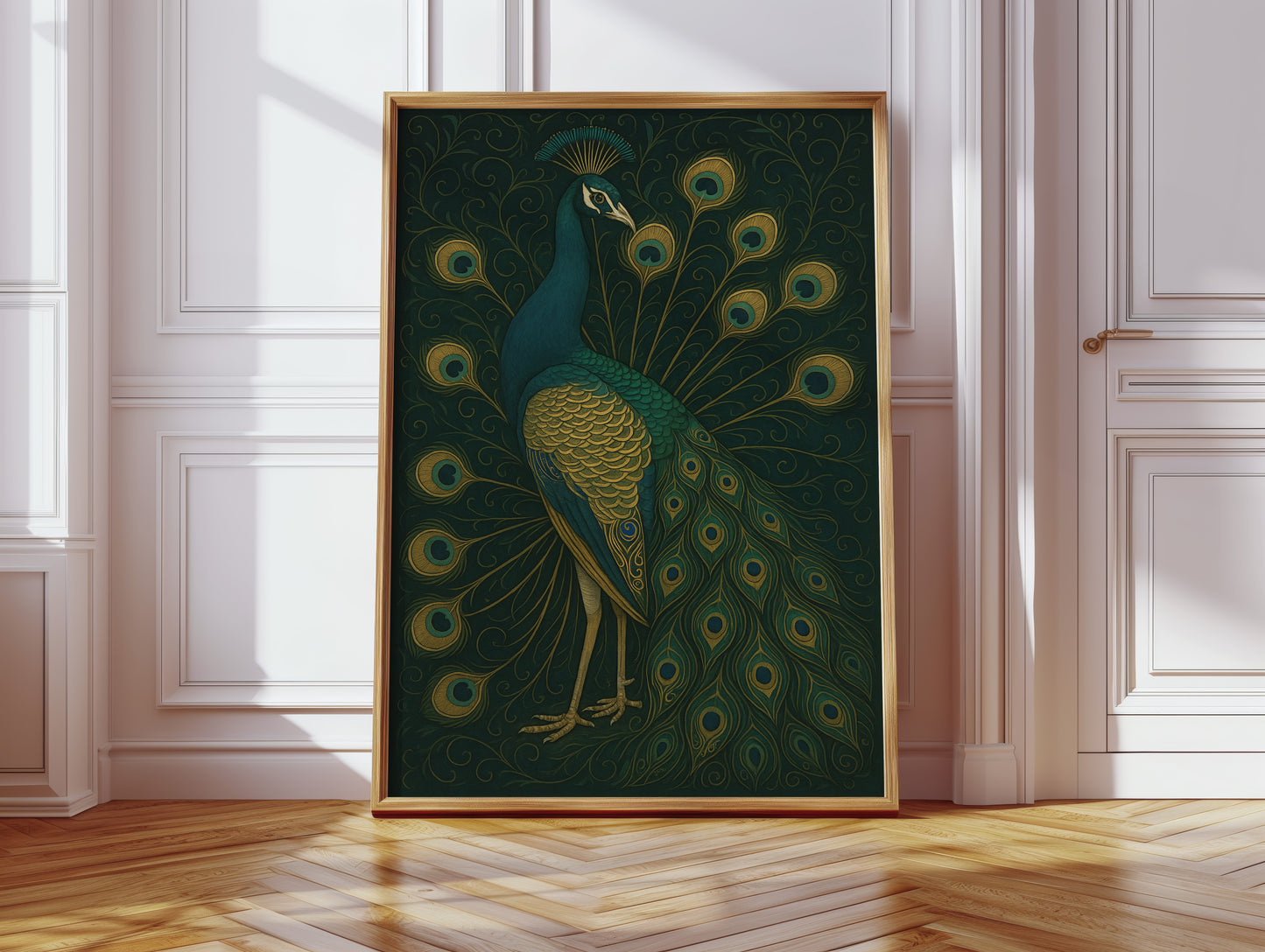 Regal Silence of the Golden Peacock