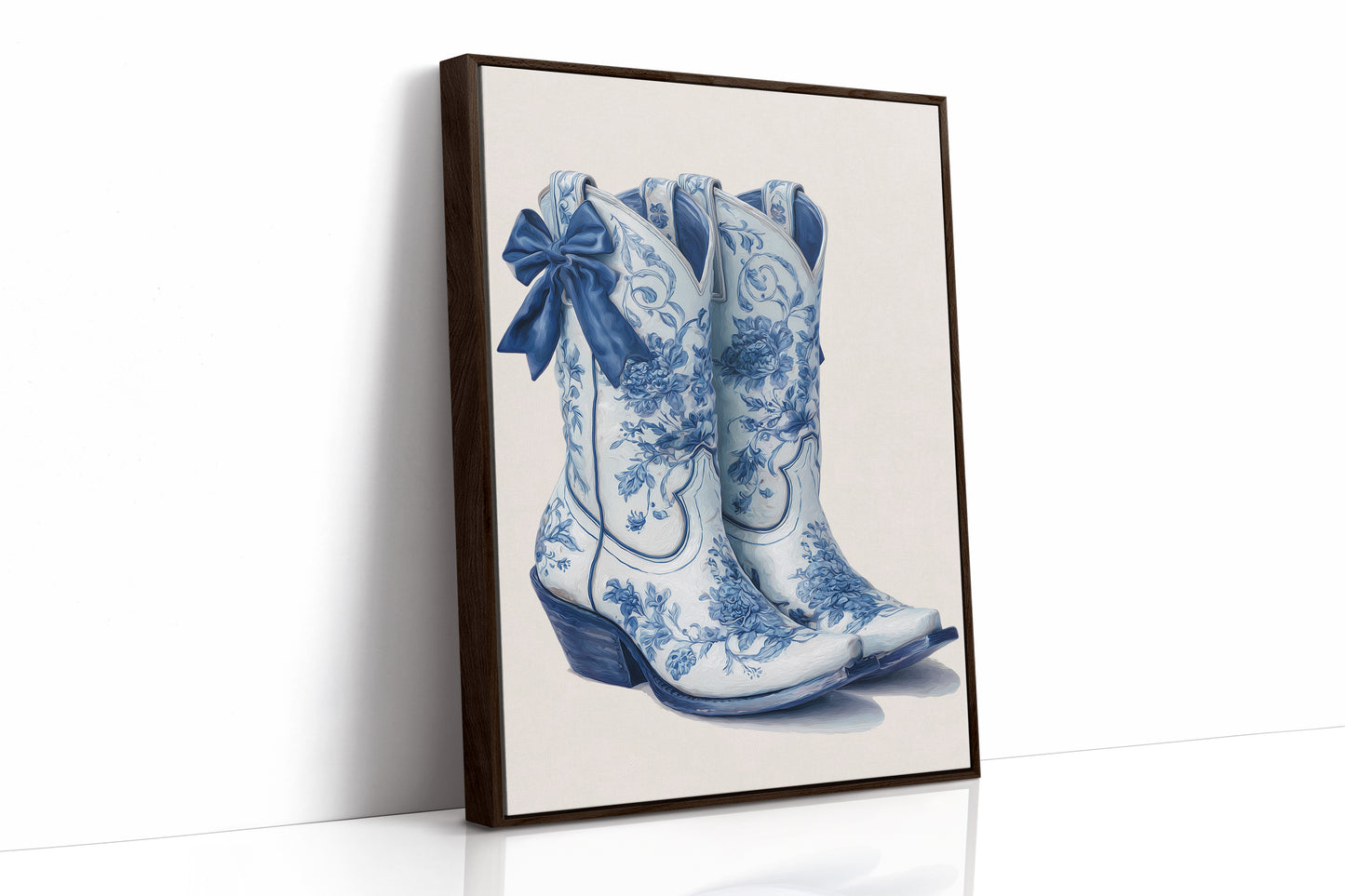 Wildflower Cowgirl Dreams - Blue Western Boots