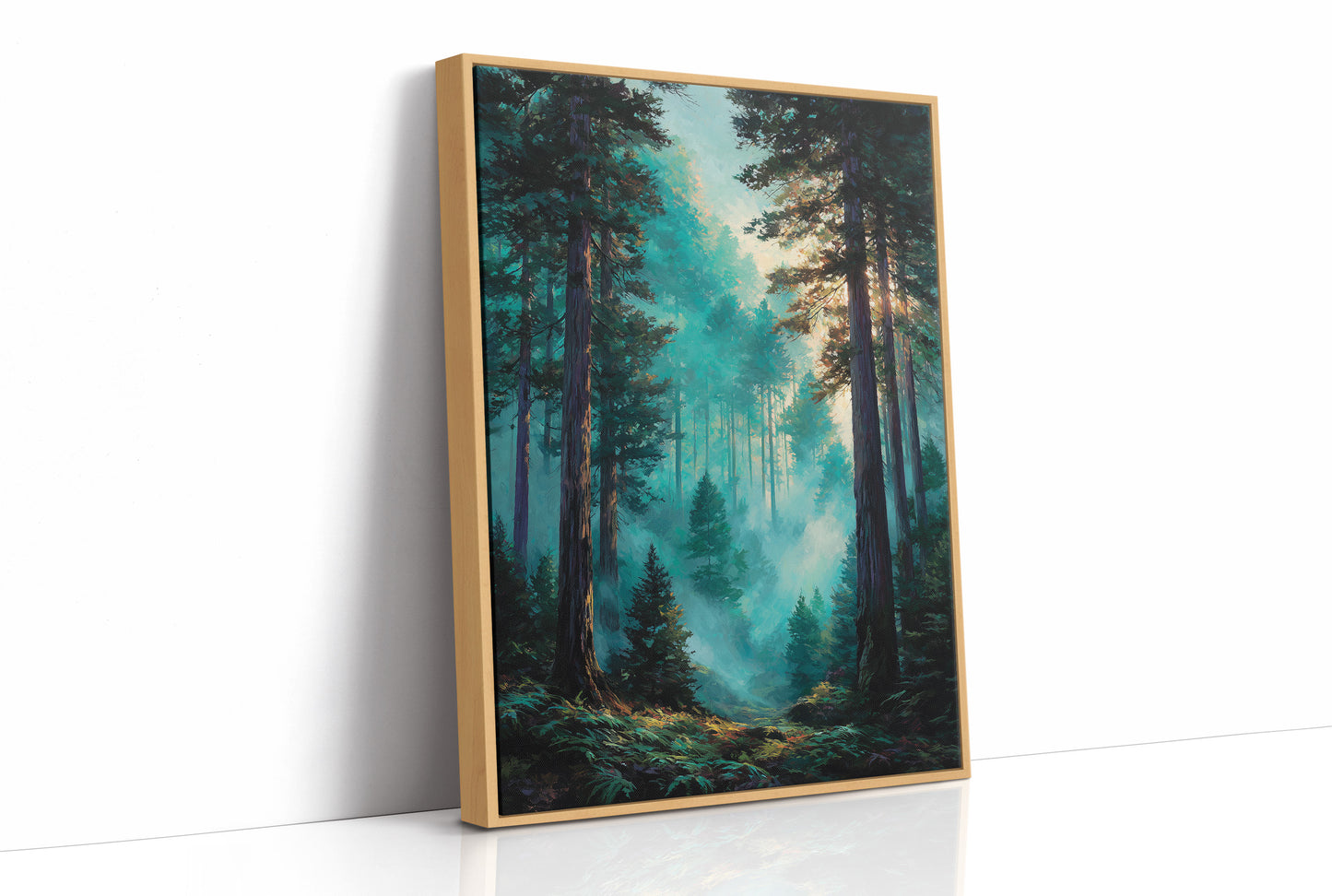 Teal Hush of the Woods