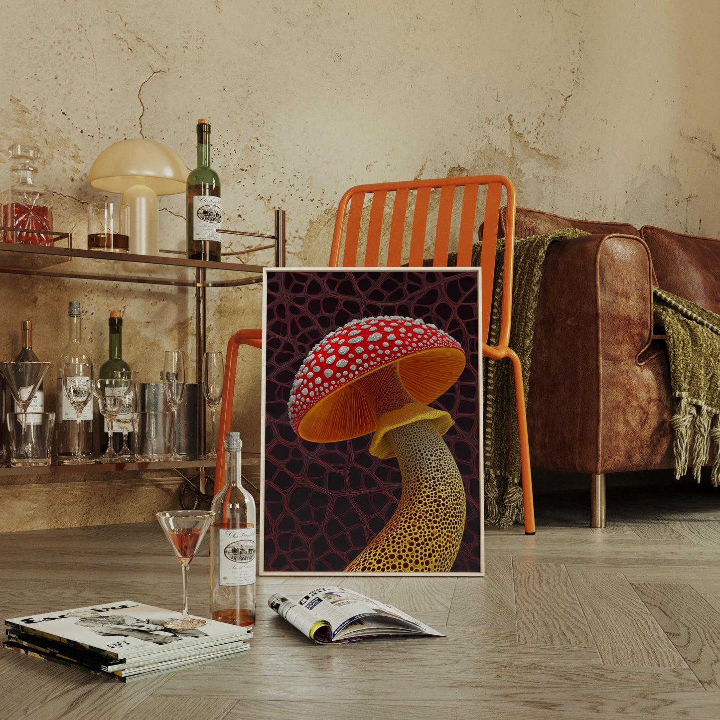 The Enchanted Fungi's Glow