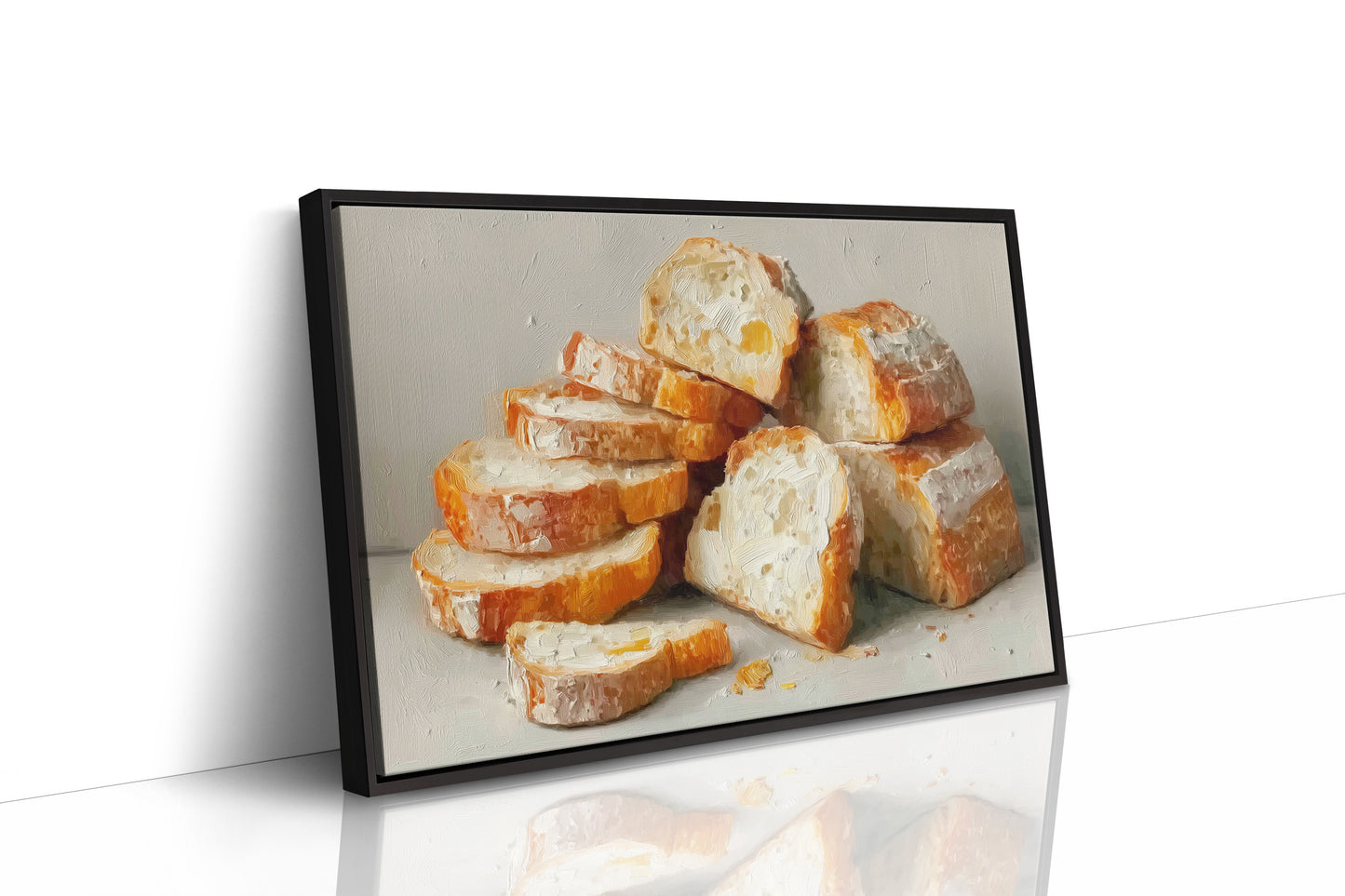 Rustic Bounty: A Symphony of Golden Bread