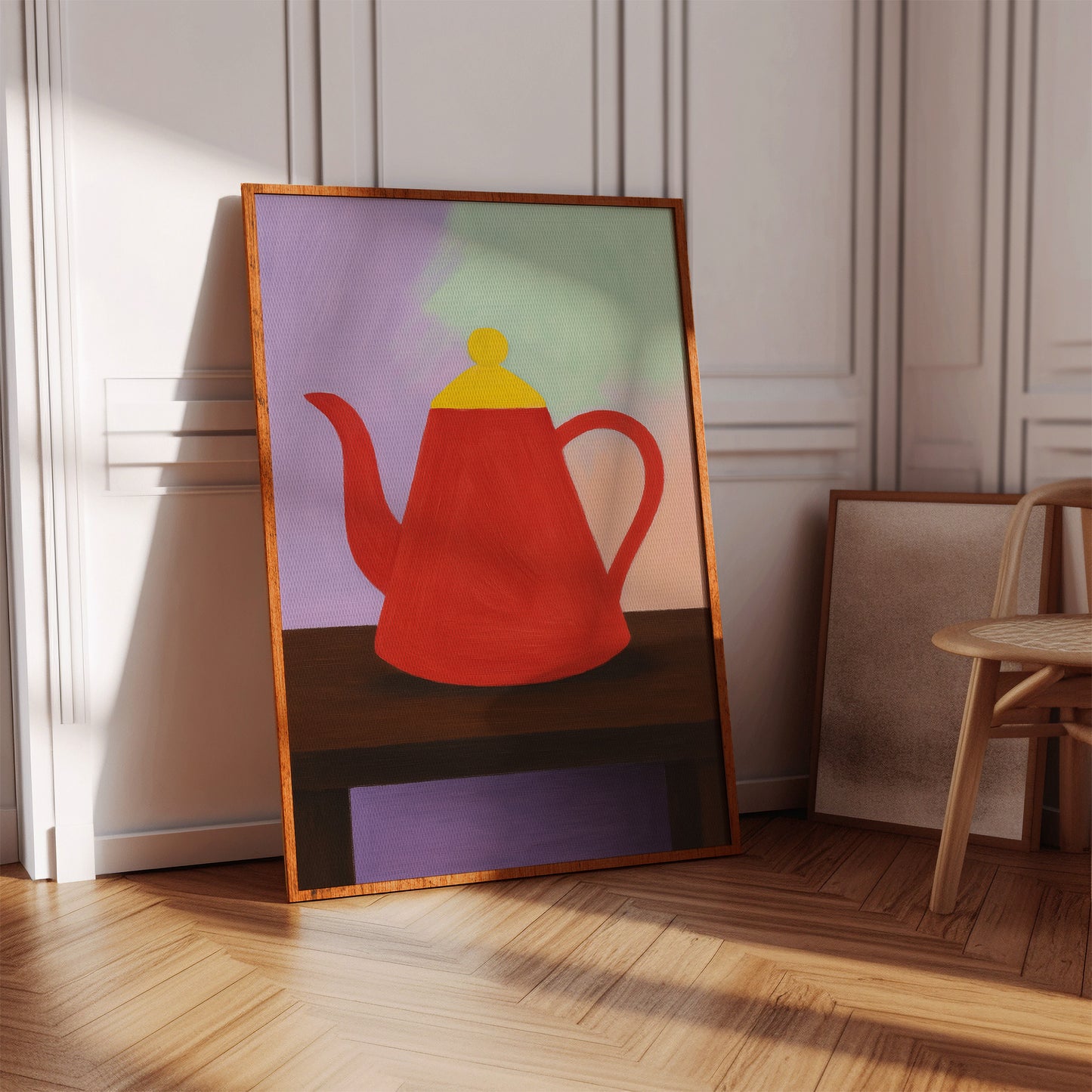 Red Teapot Still Life