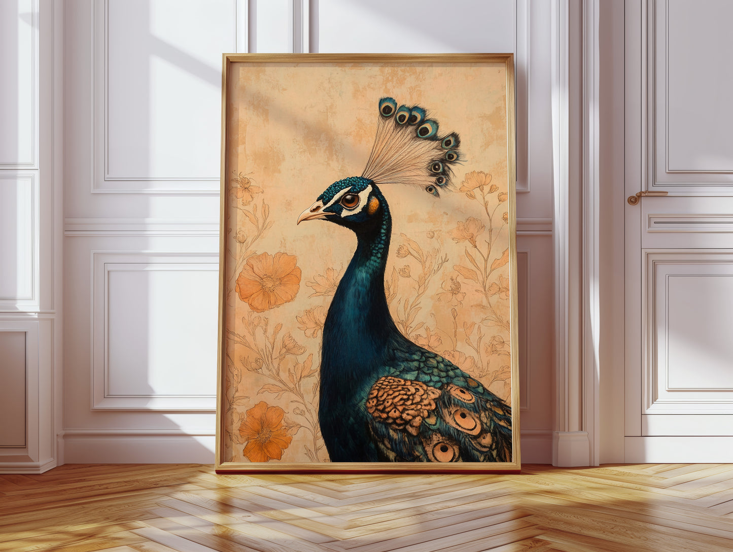 Poise and Petals in Copper and Teal