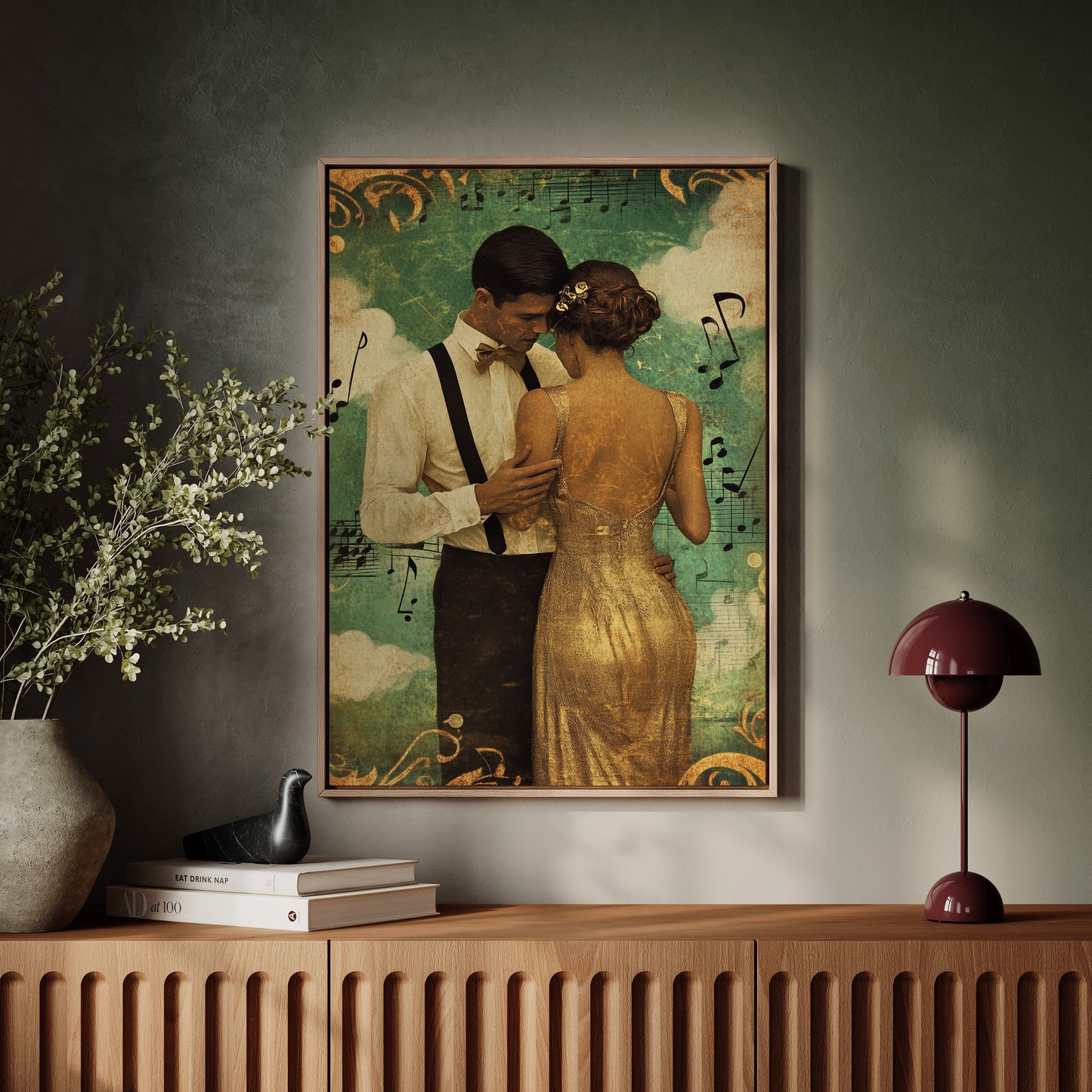 Golden Waltz Beneath the Music Sky