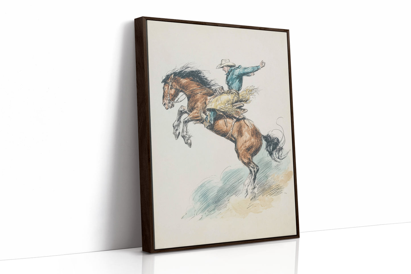 Bronco Stories Written In Wind