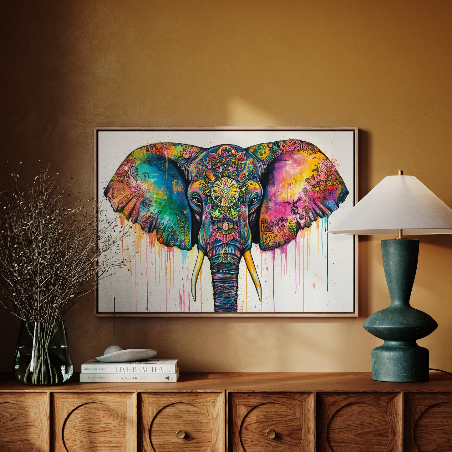 Sacred Colors Dance Through Tusks