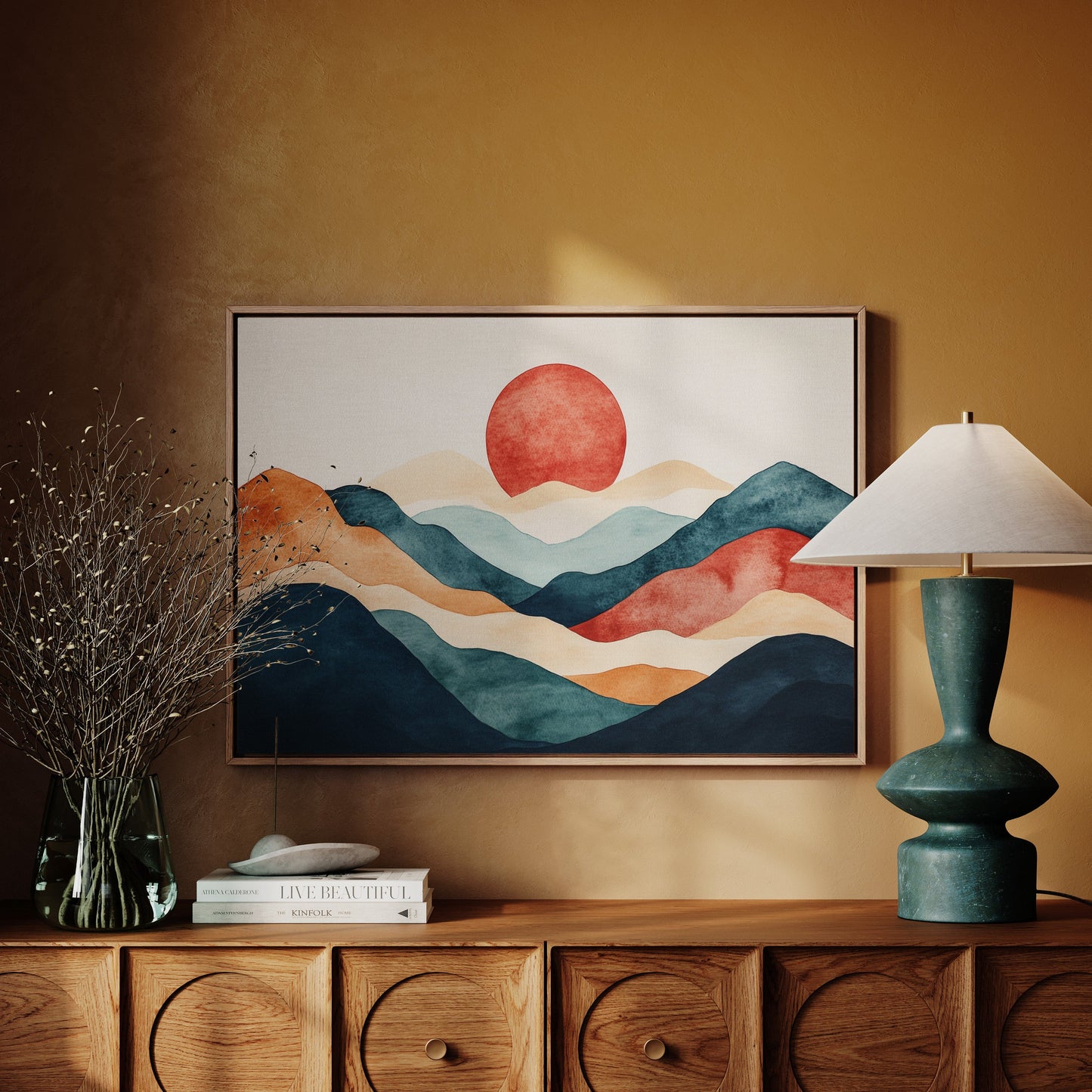 Mountains Flow Like Ocean Waves