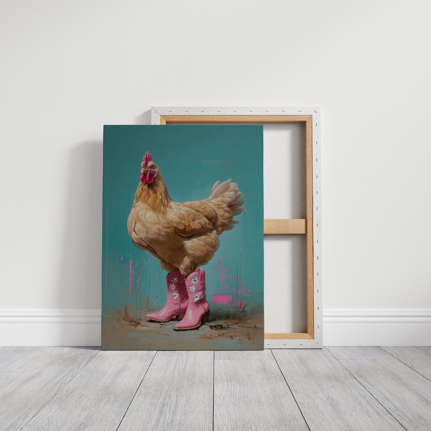 Barnyard Diva Borrows Pink Boots