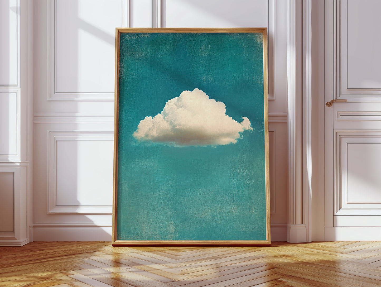 Daydream Cloud Over Turquoise Sky